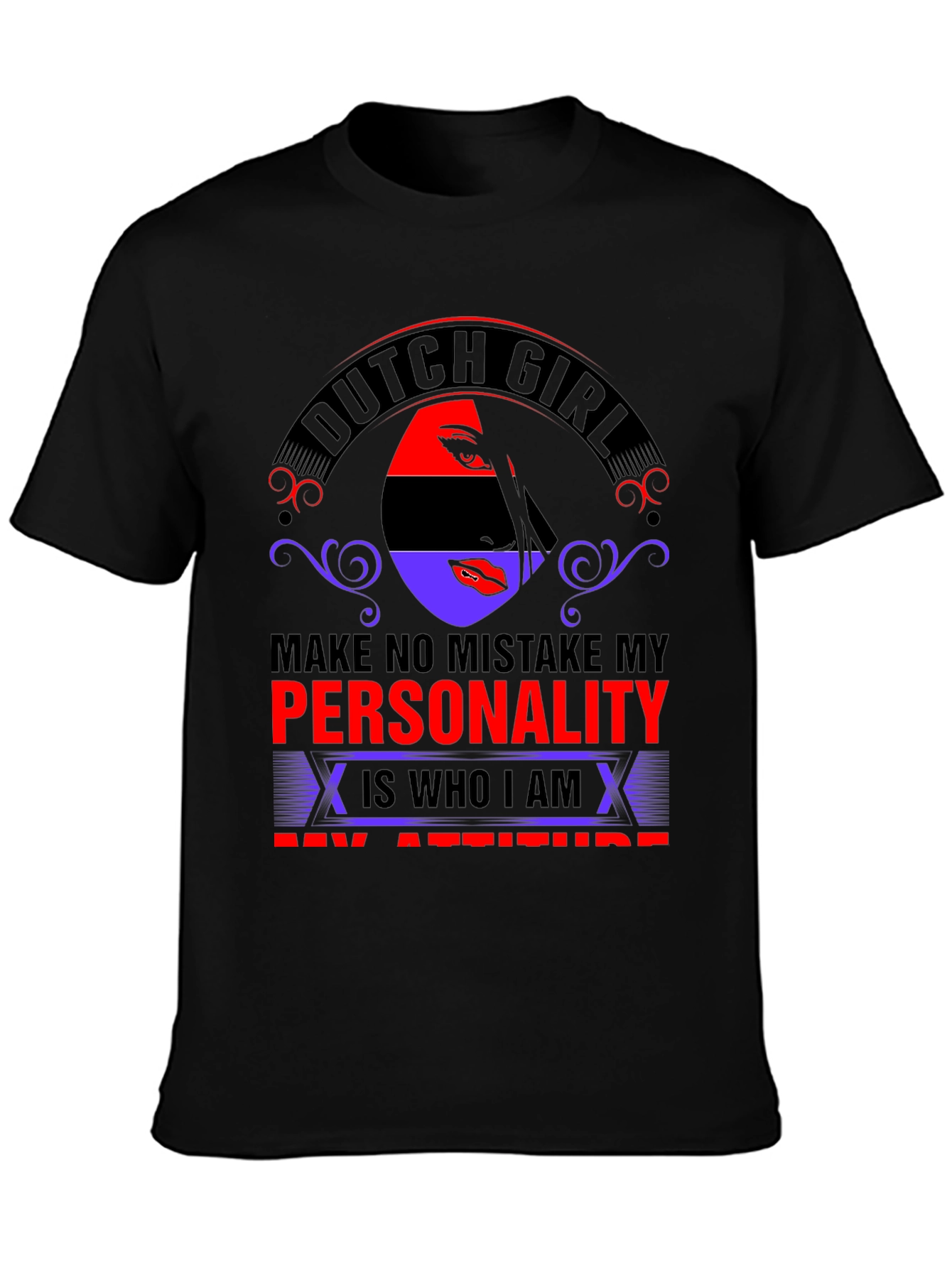 Dutch Girl Personality Graphic Tee