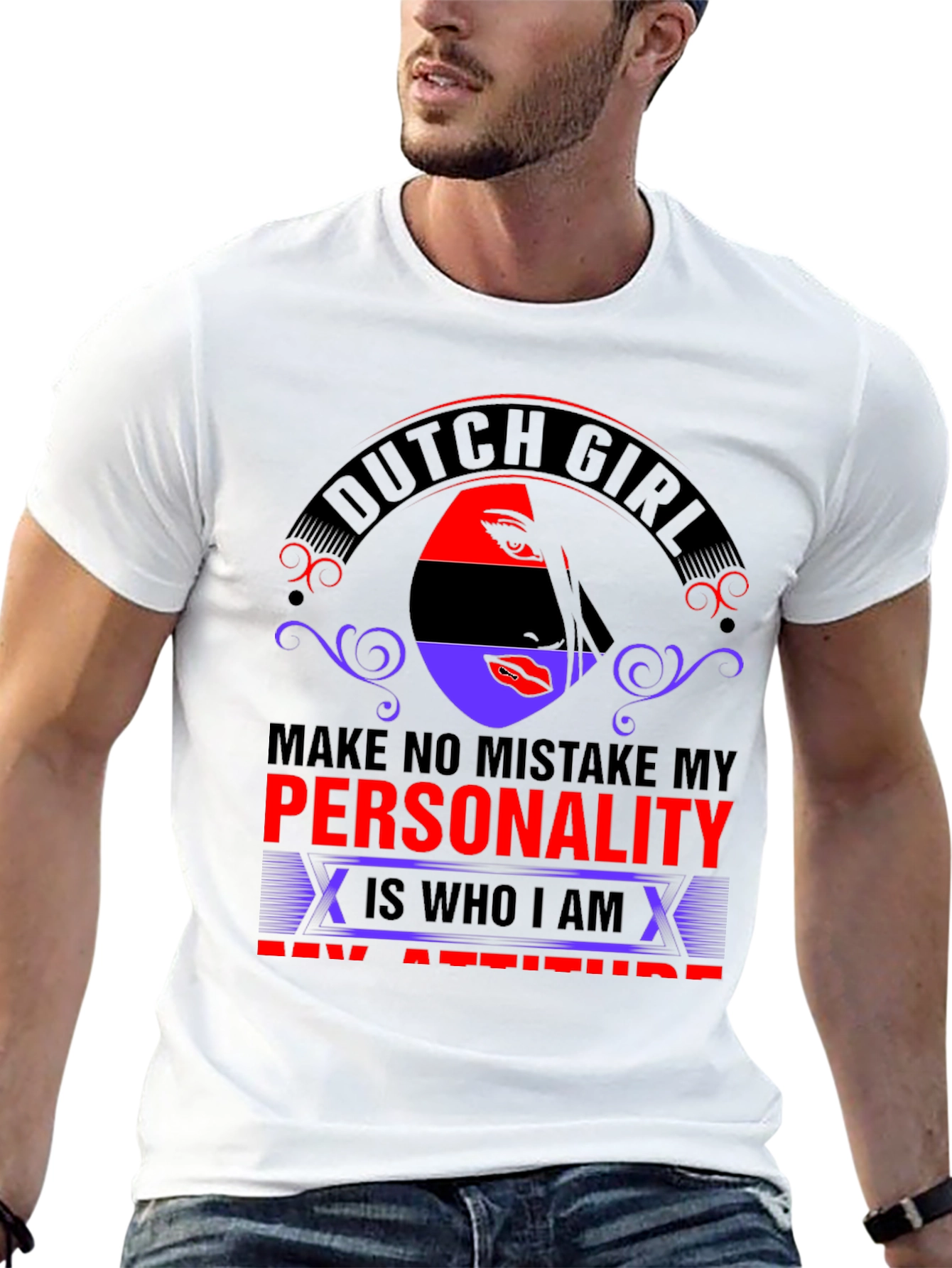 Dutch Girl Personality Graphic Tee