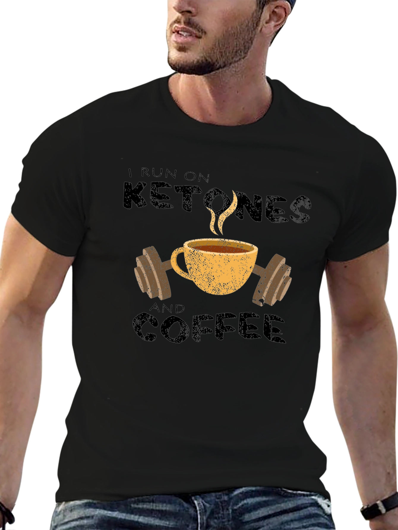 Ketones and Coffee T-Shirt - Gym Lover Tee