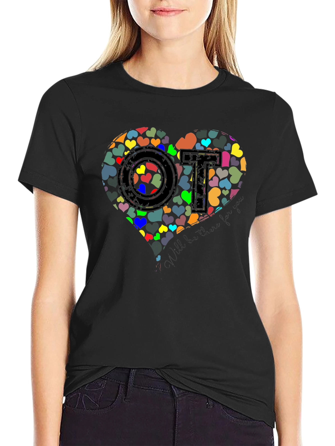 Heart OT T-Shirt - Occupational Therapist Gift