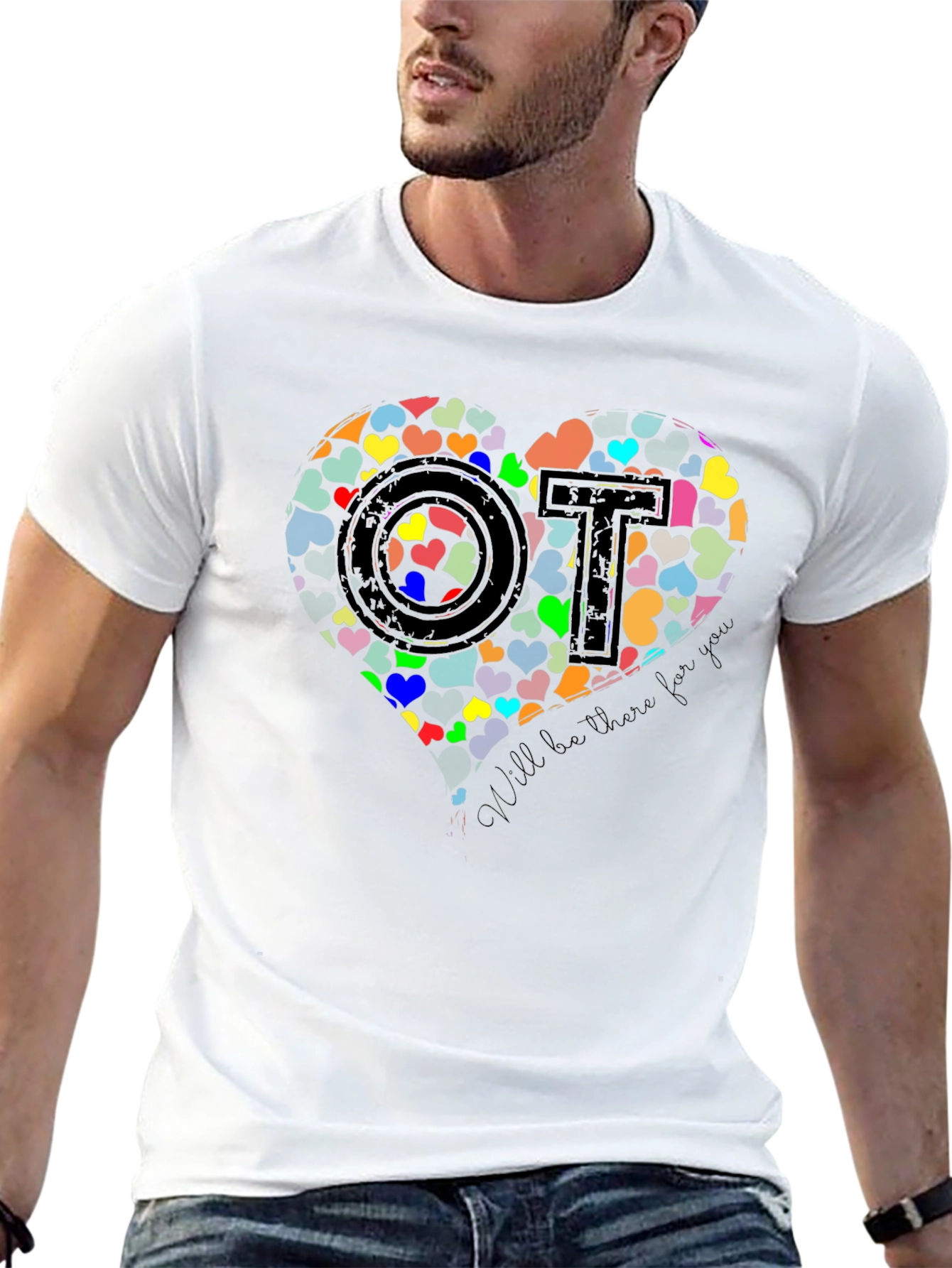 Heart OT T-Shirt - Occupational Therapist Gift