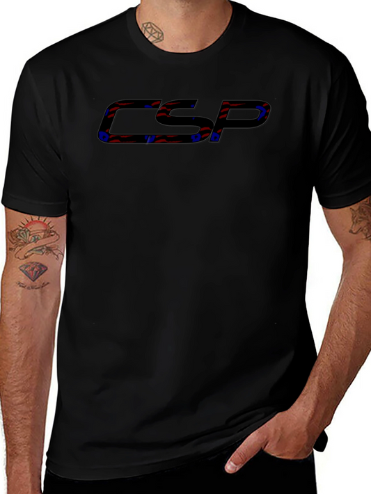 CSP Black T-Shirt Stylish Graphic Tee