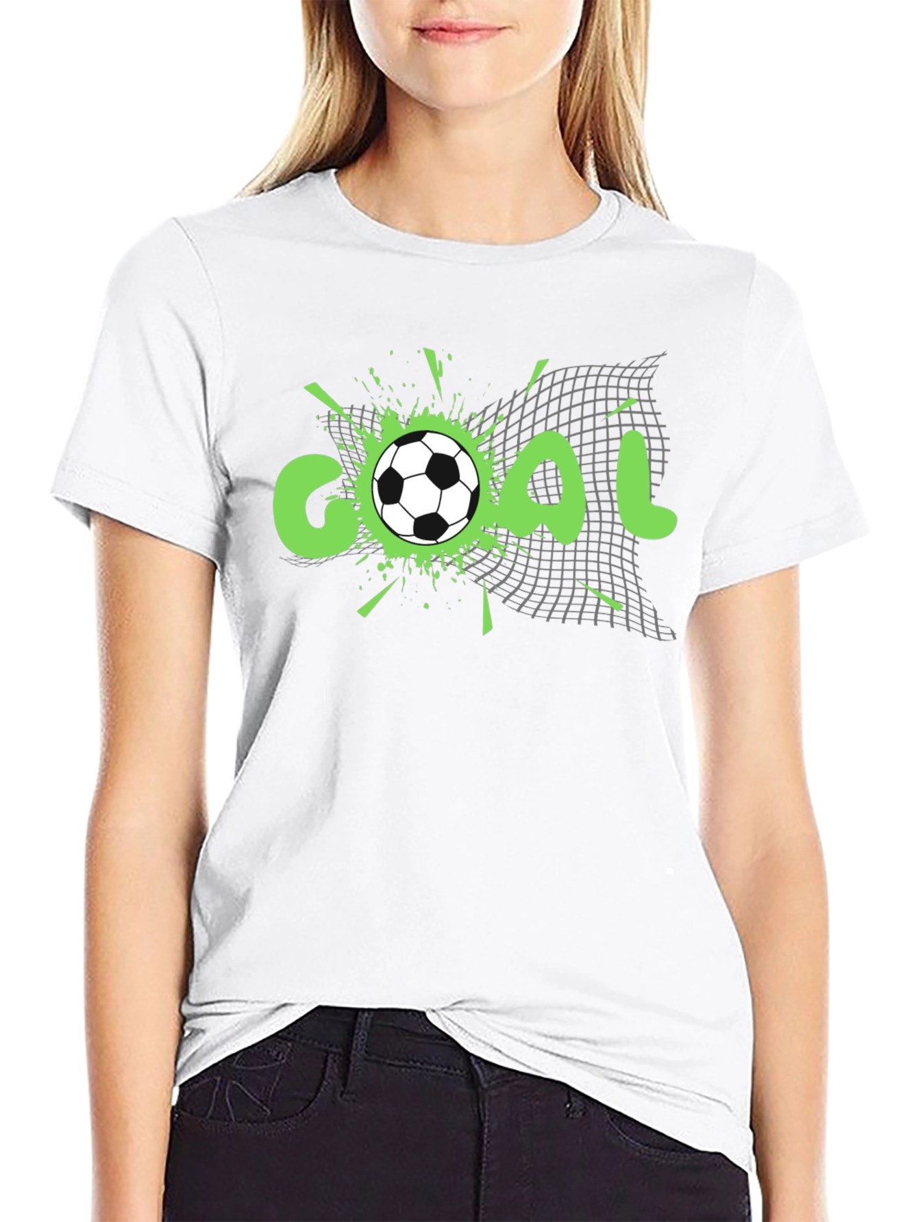 Goal! Soccer Graphic Tee - Black