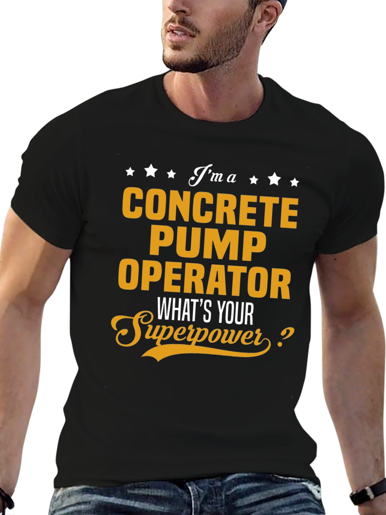 Concrete Pump Operator Superpower T-Shirt