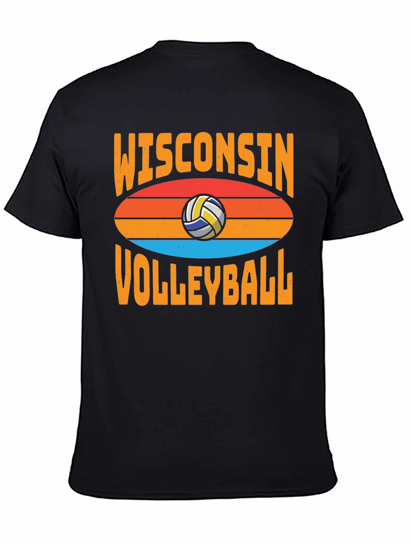 Wisconsin Volleyball T-Shirt - Retro Style