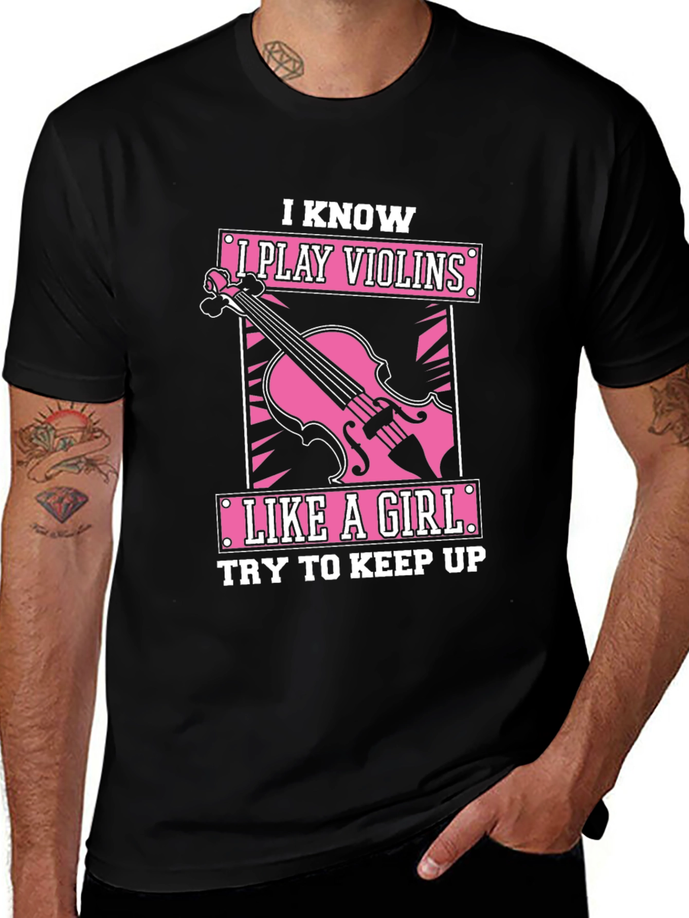 I Play Violins Like A Girl T-Shirt