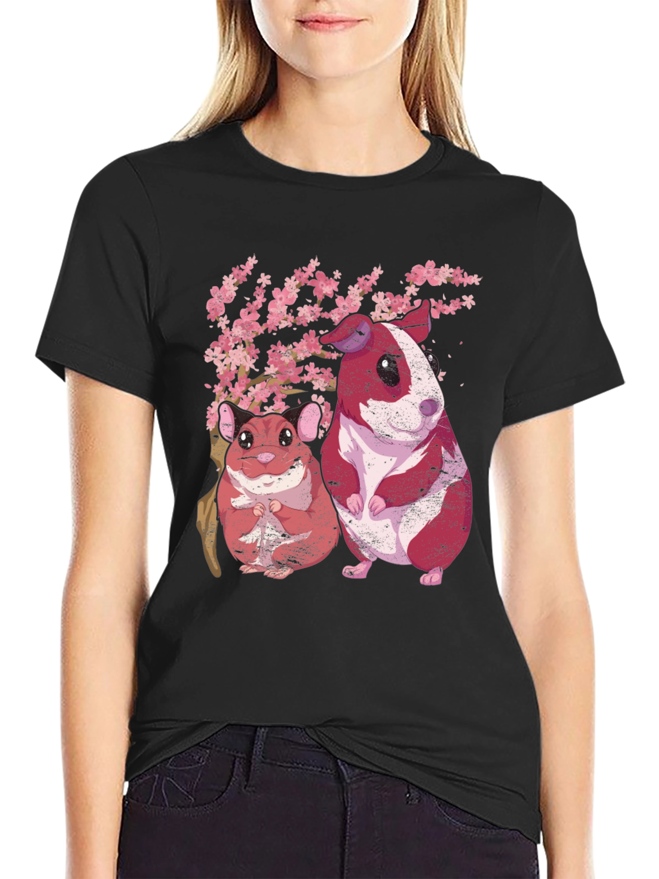 Hamster & Guinea Pig Cherry Blossom Tee