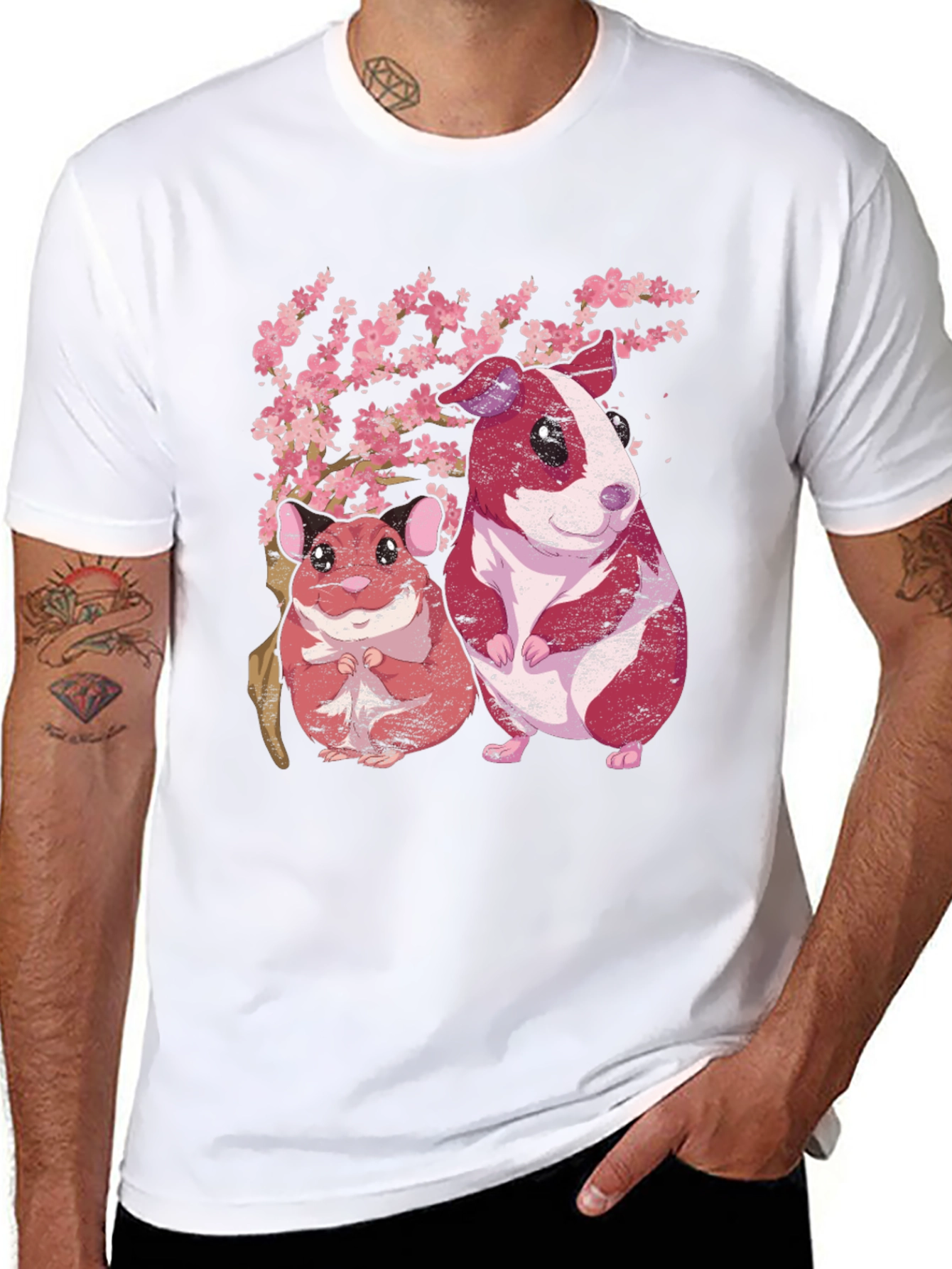 Hamster & Guinea Pig Cherry Blossom Tee