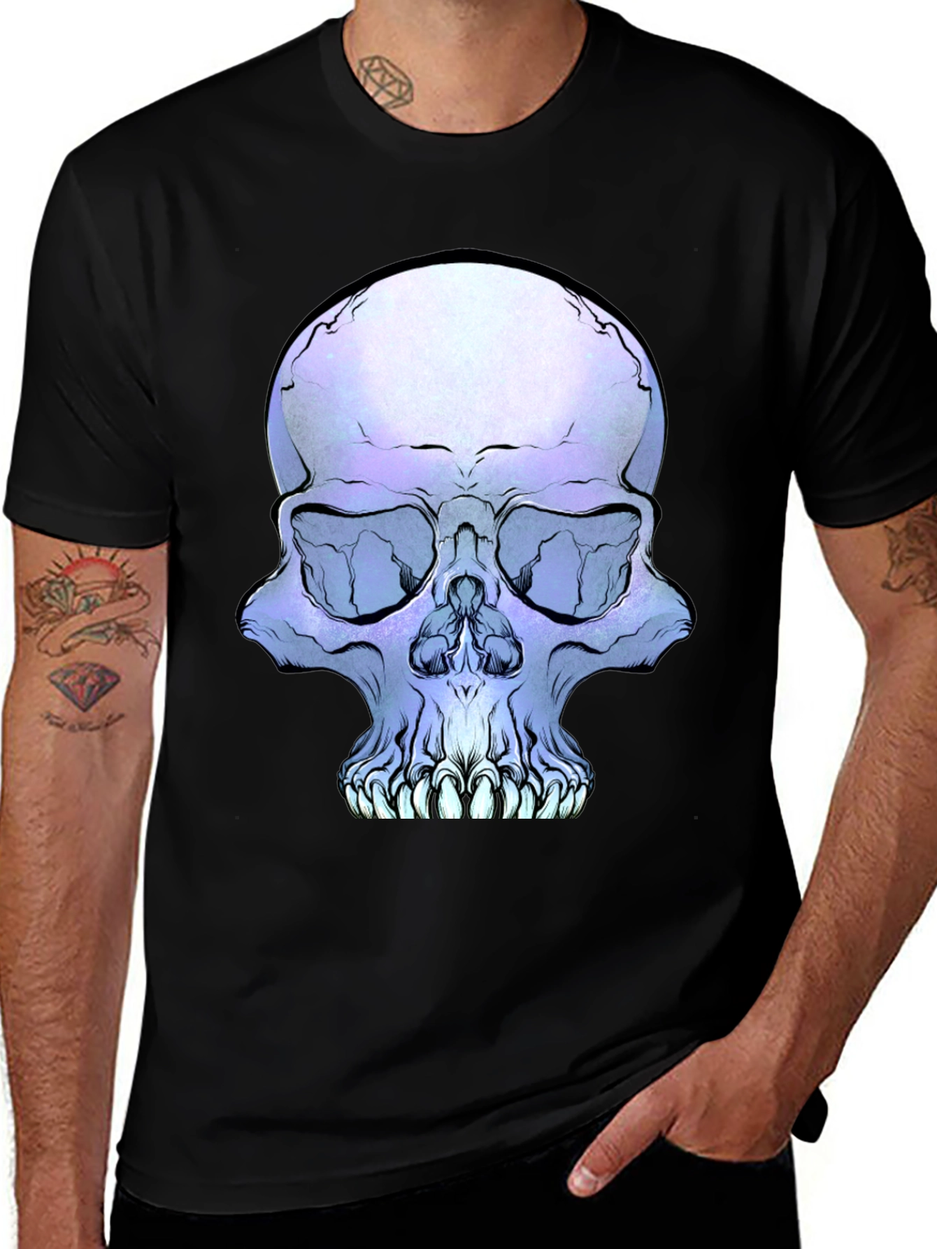 Skull Graphic Tee - Unique Design Bold Style