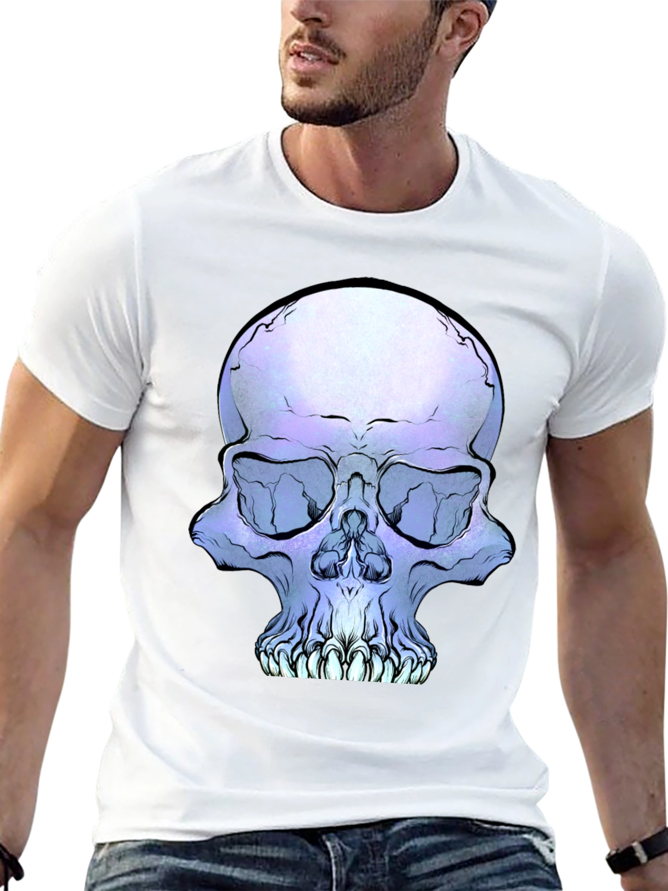 Skull Graphic Tee - Unique Design Bold Style