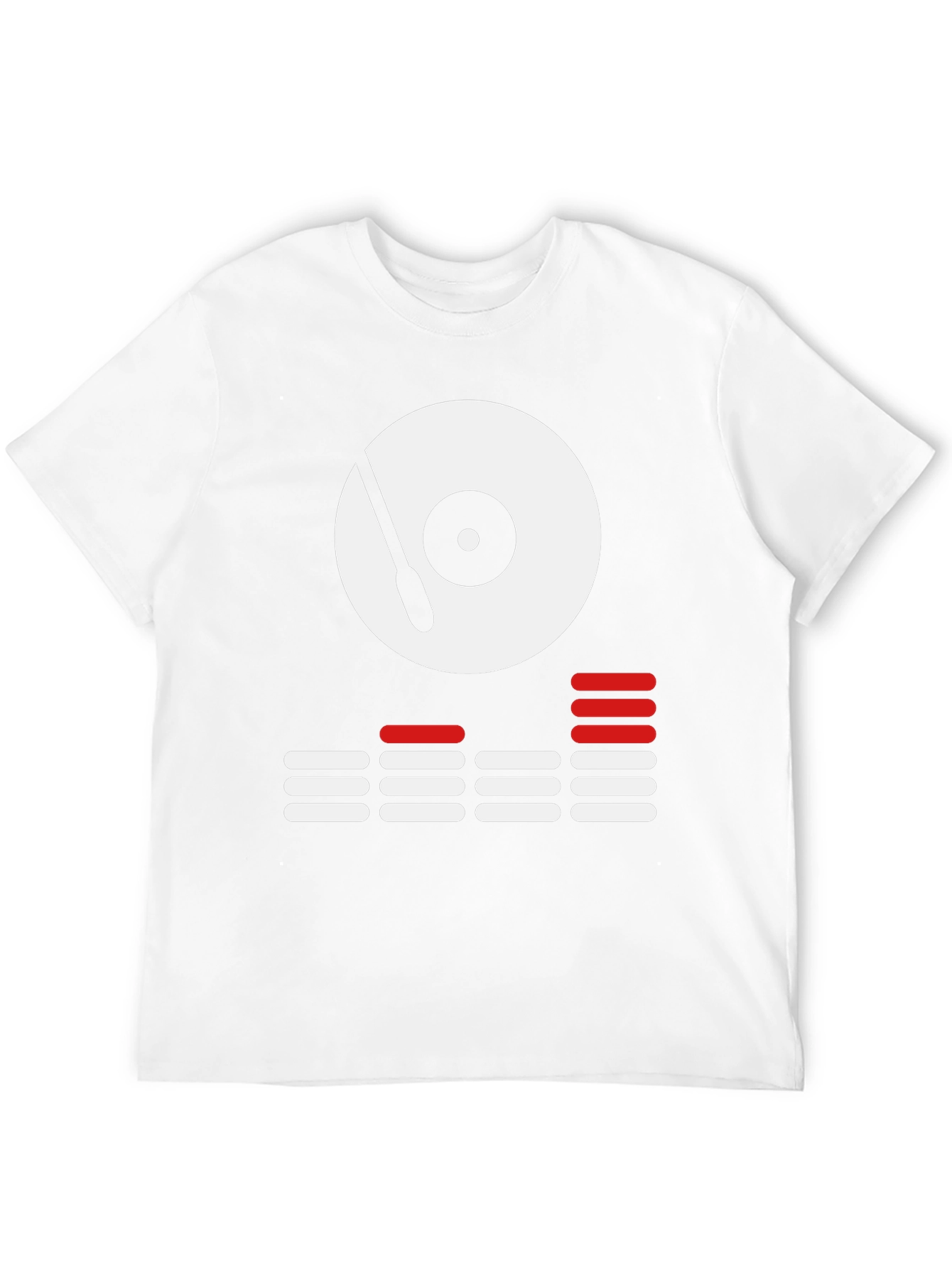 DJ Turntable Graphic Tee - Cool Black Shirt