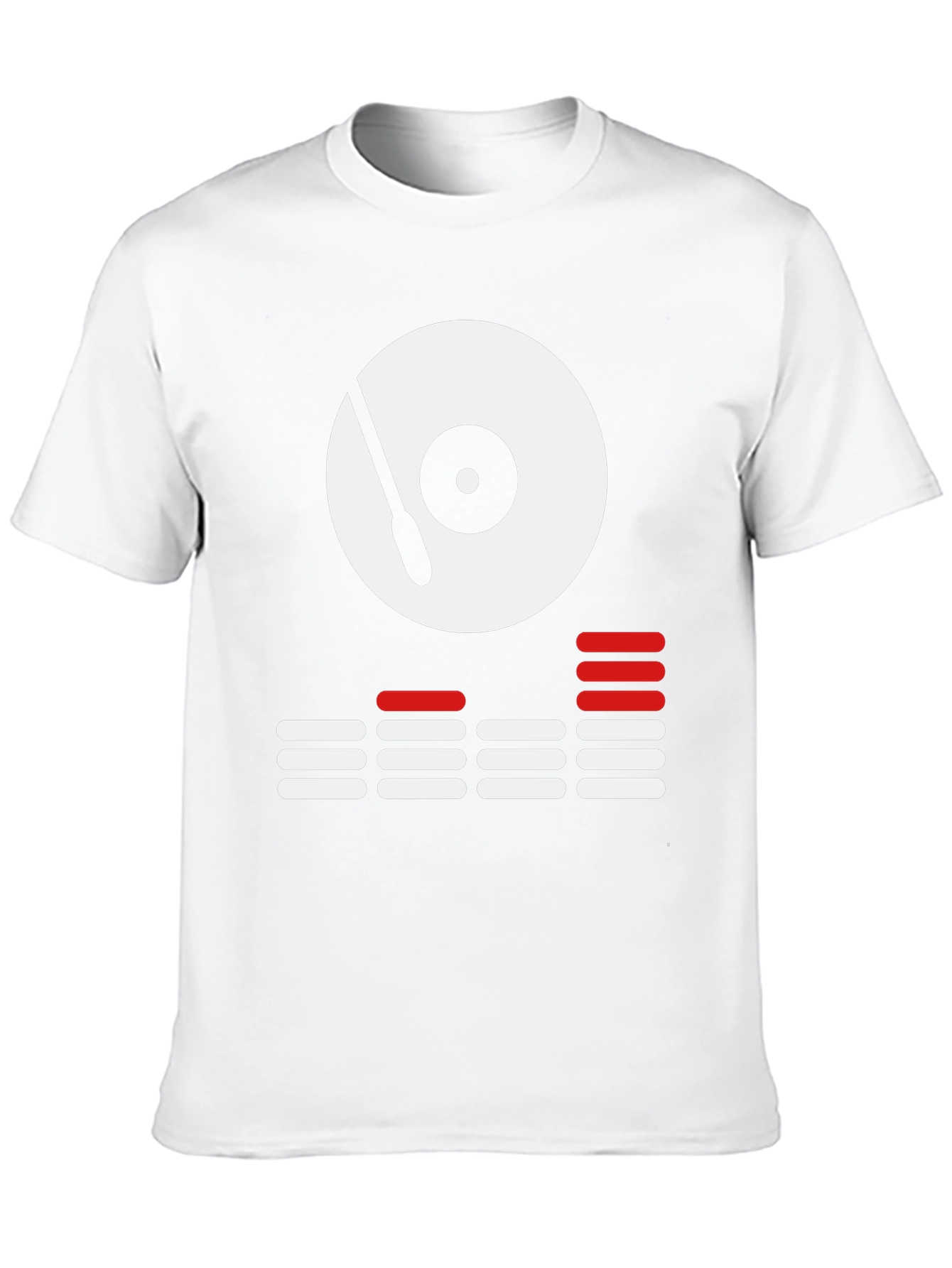 DJ Turntable Graphic Tee - Cool Black Shirt