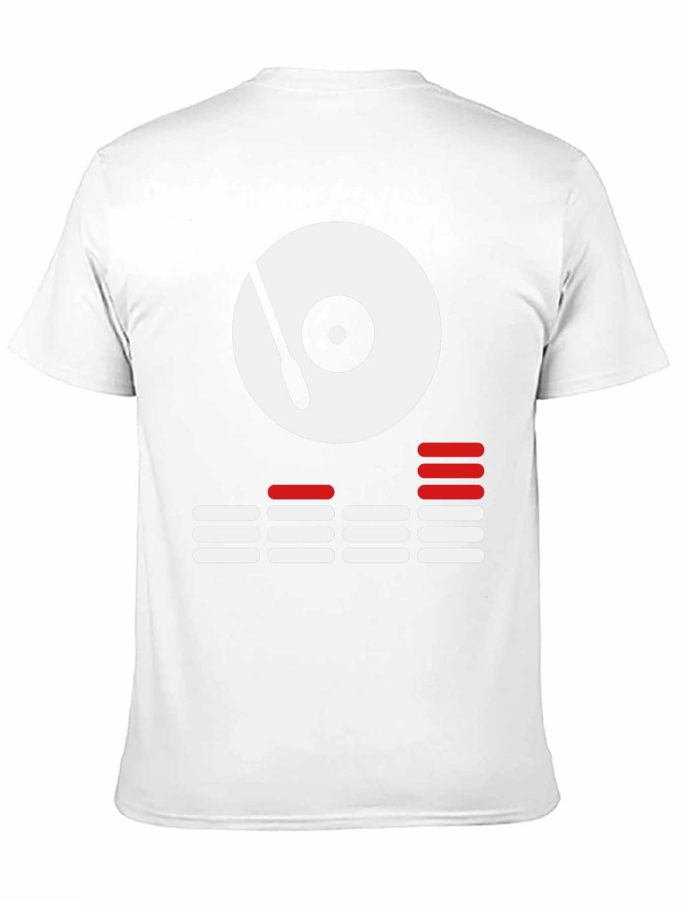 DJ Turntable Graphic Tee - Cool Black Shirt