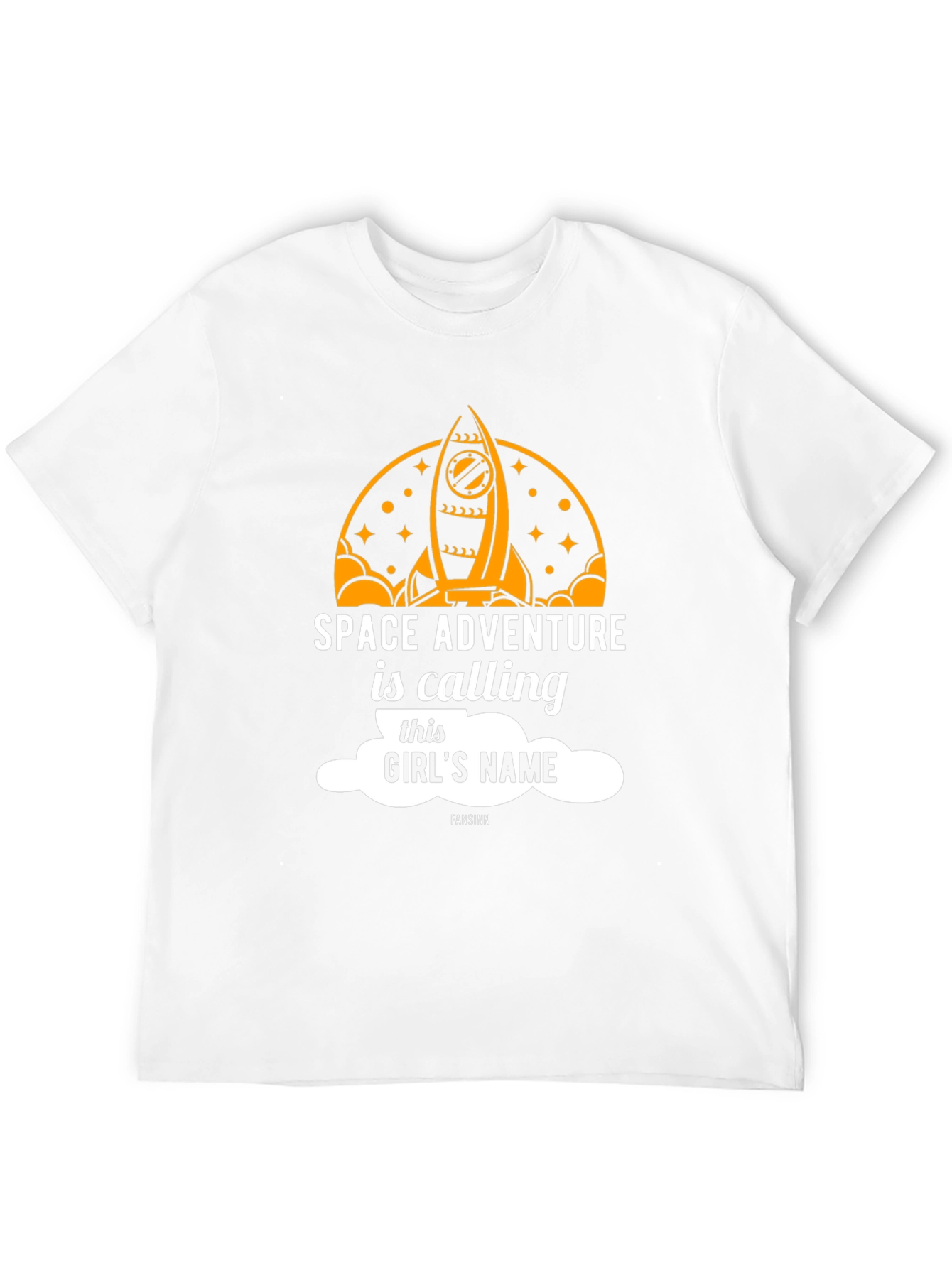 Space Adventure Calling Girls Name T-Shirt
