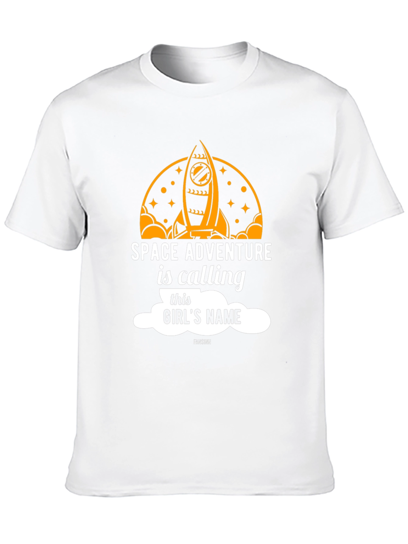 Space Adventure Calling Girls Name T-Shirt