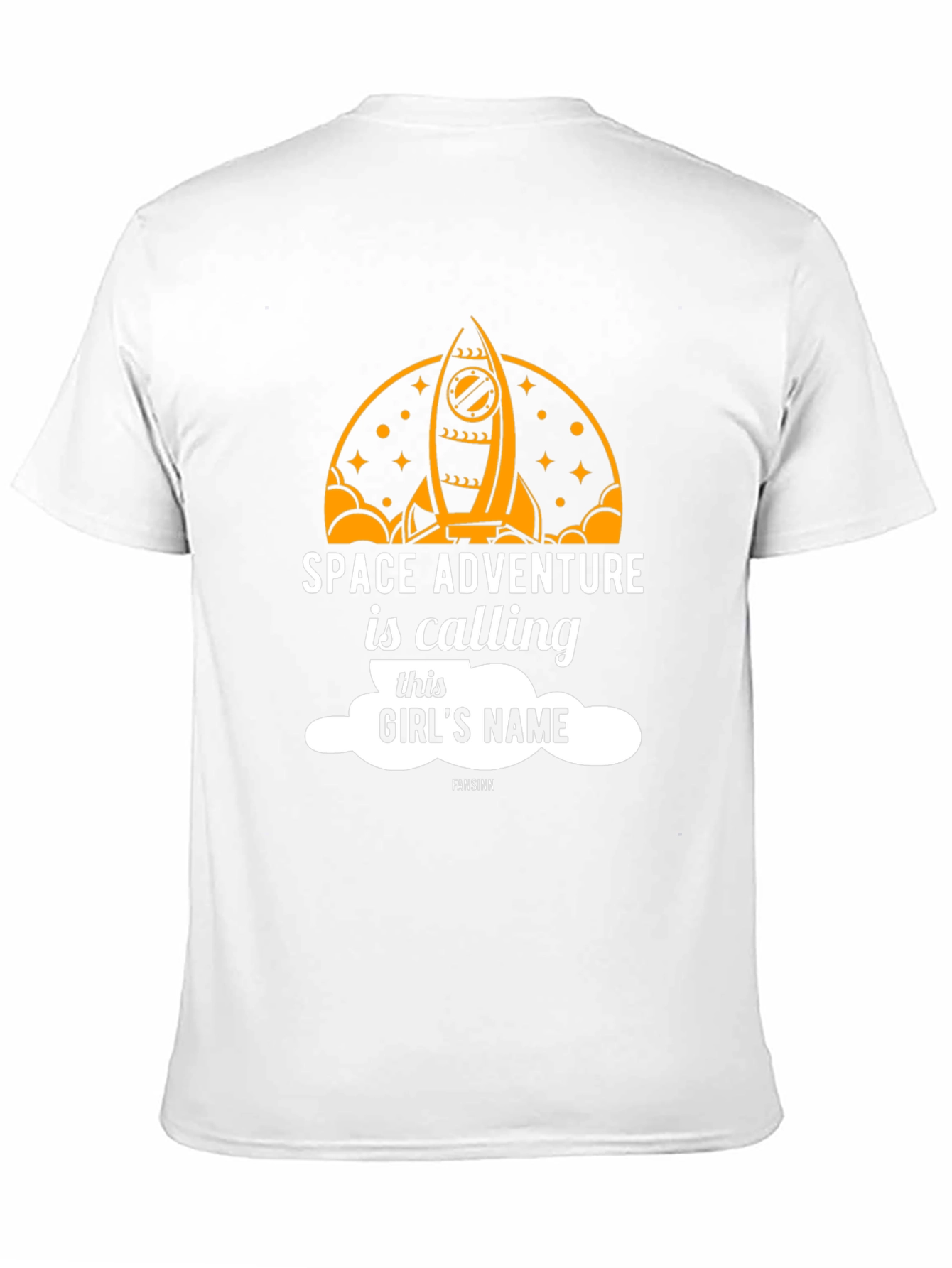 Space Adventure Calling Girls Name T-Shirt