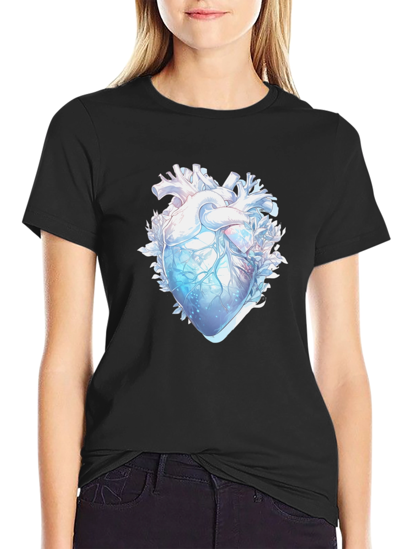 Anatomical Heart Graphic Tee - Unique Design