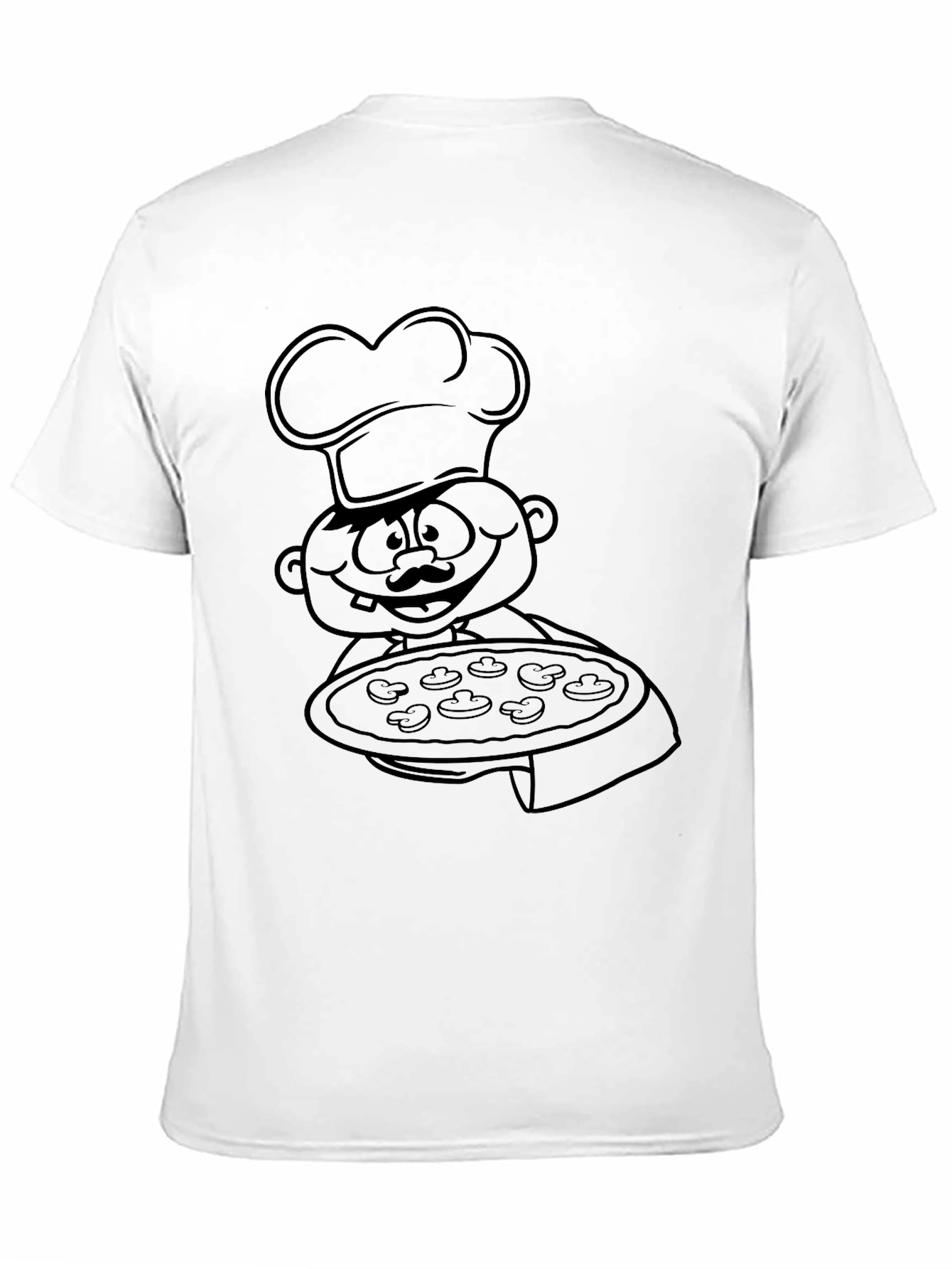 Chef Pizza Graphic Tee - Foodie T-Shirt