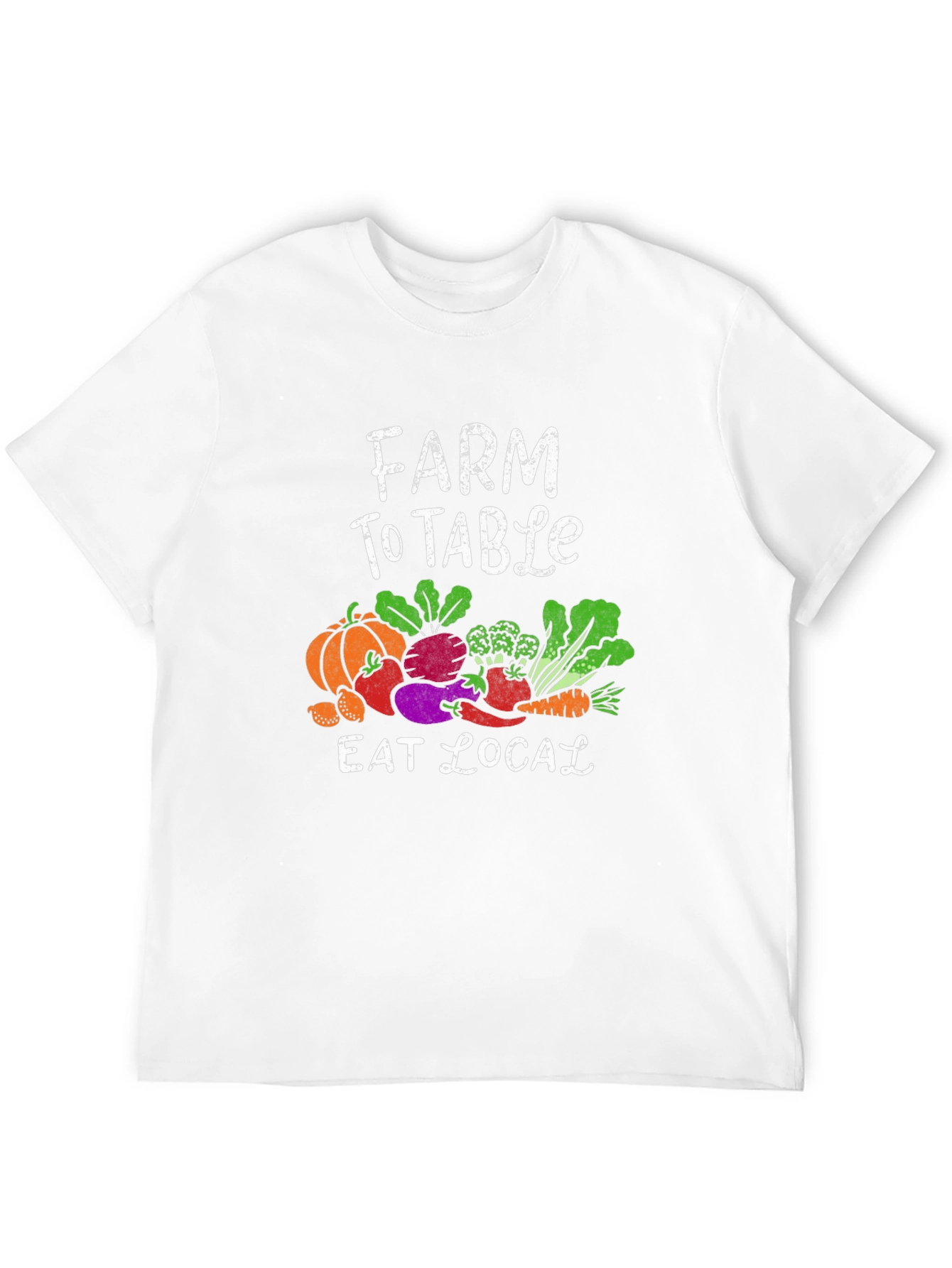 Farm To Table Eat Local Graphic T-Shirt