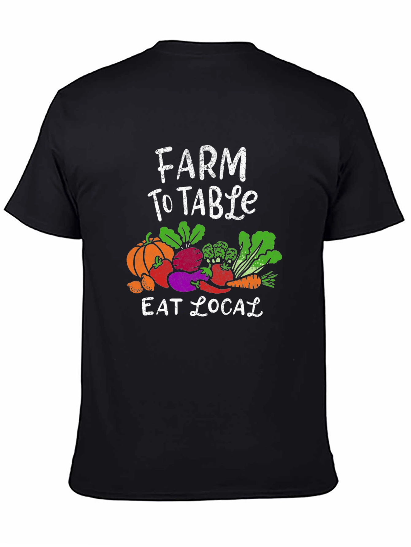 Farm To Table Eat Local Graphic T-Shirt