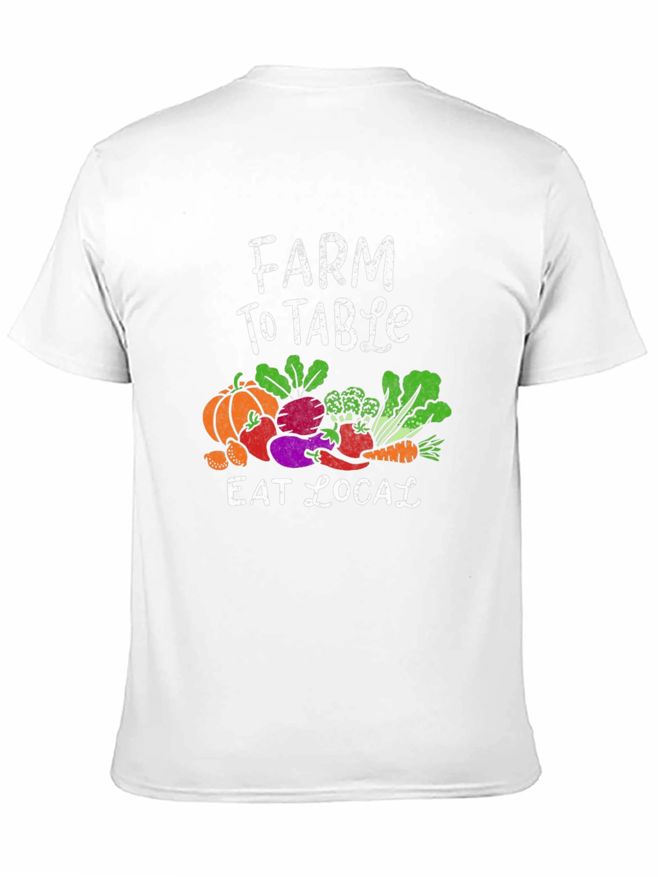Farm To Table Eat Local Graphic T-Shirt