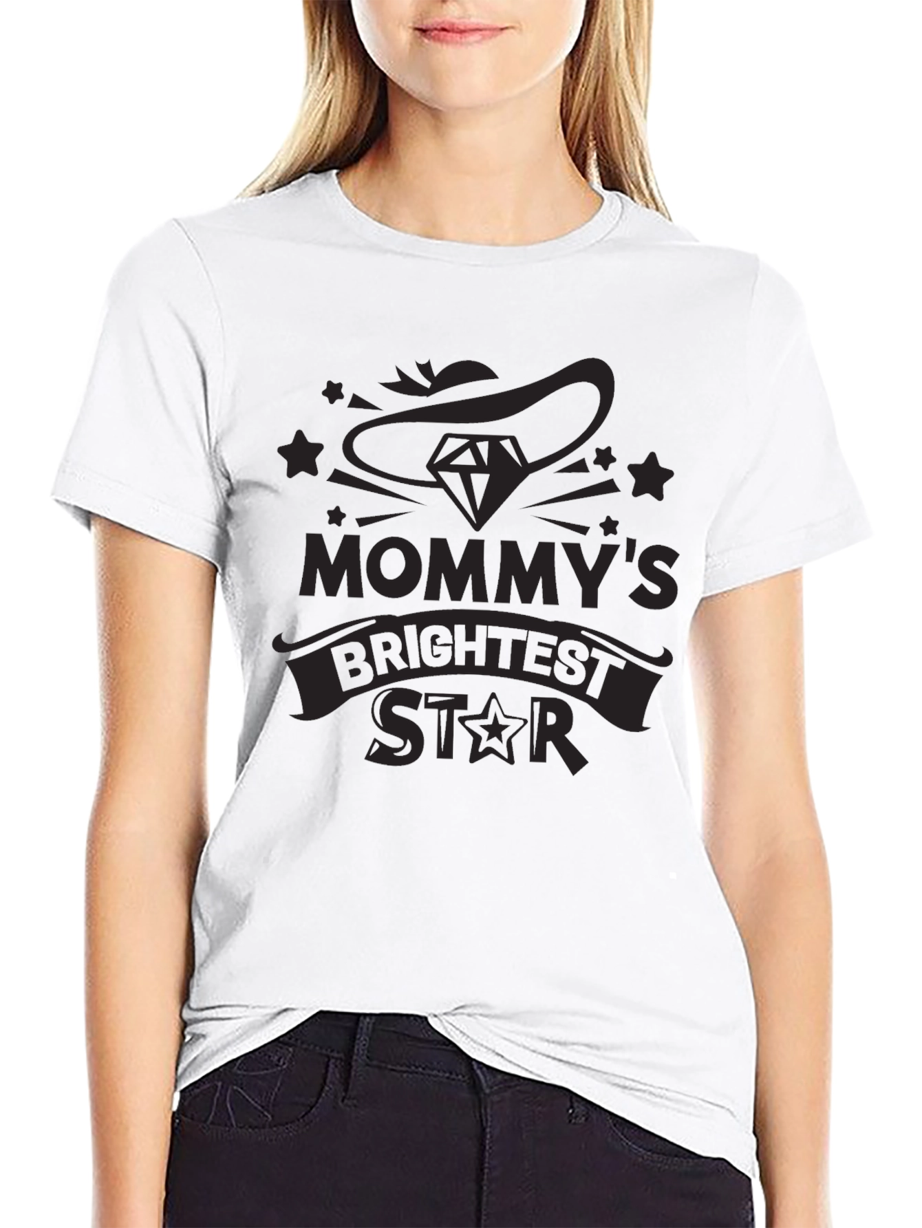 Mommys Brightest Star Graphic Tee