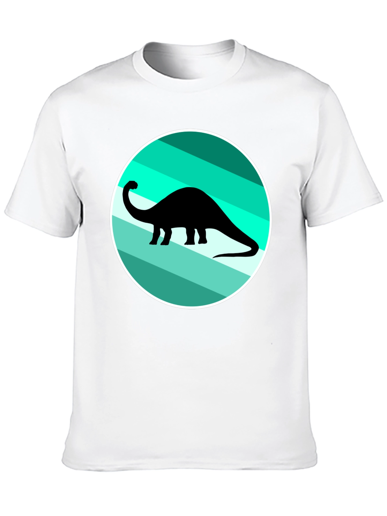 Dino Circle Graphic T-Shirt - Casual Cool