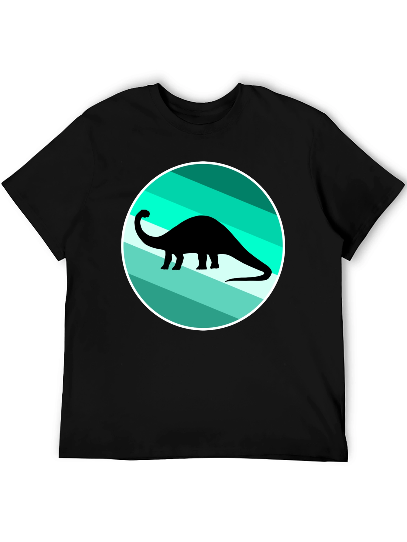 Dino Circle Graphic T-Shirt - Casual Cool