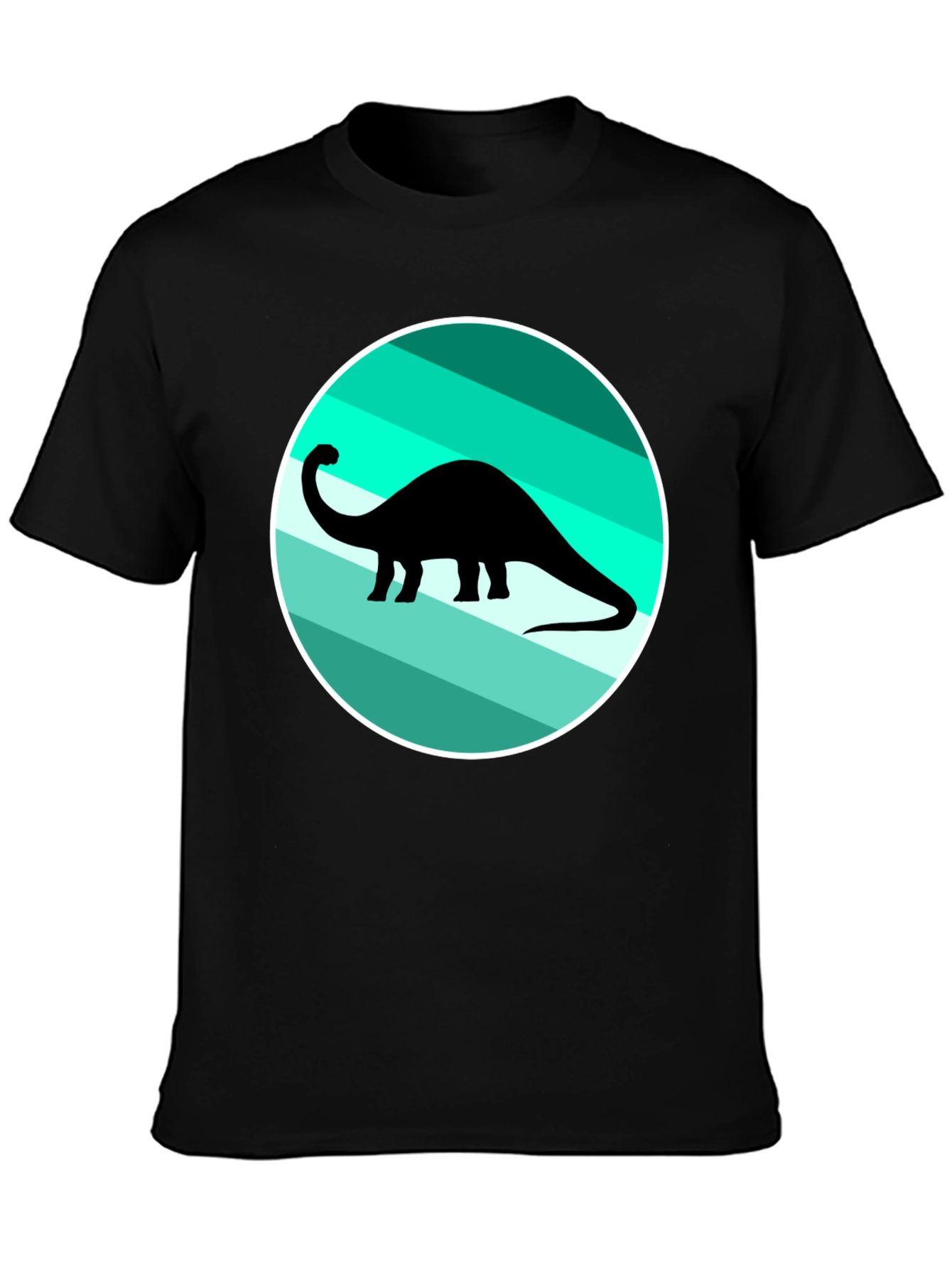 Dino Circle Graphic T-Shirt - Casual Cool