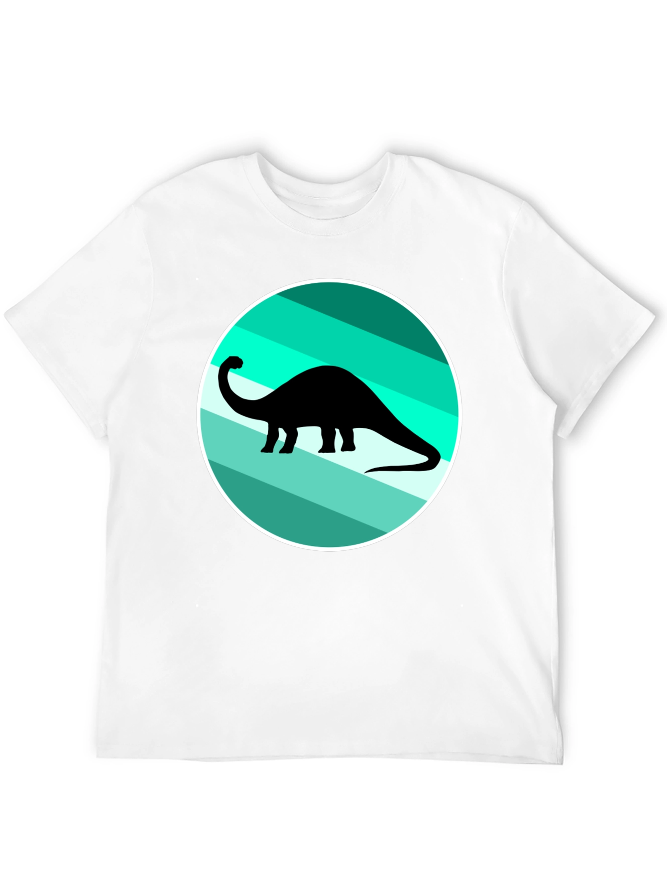 Dino Circle Graphic T-Shirt - Casual Cool