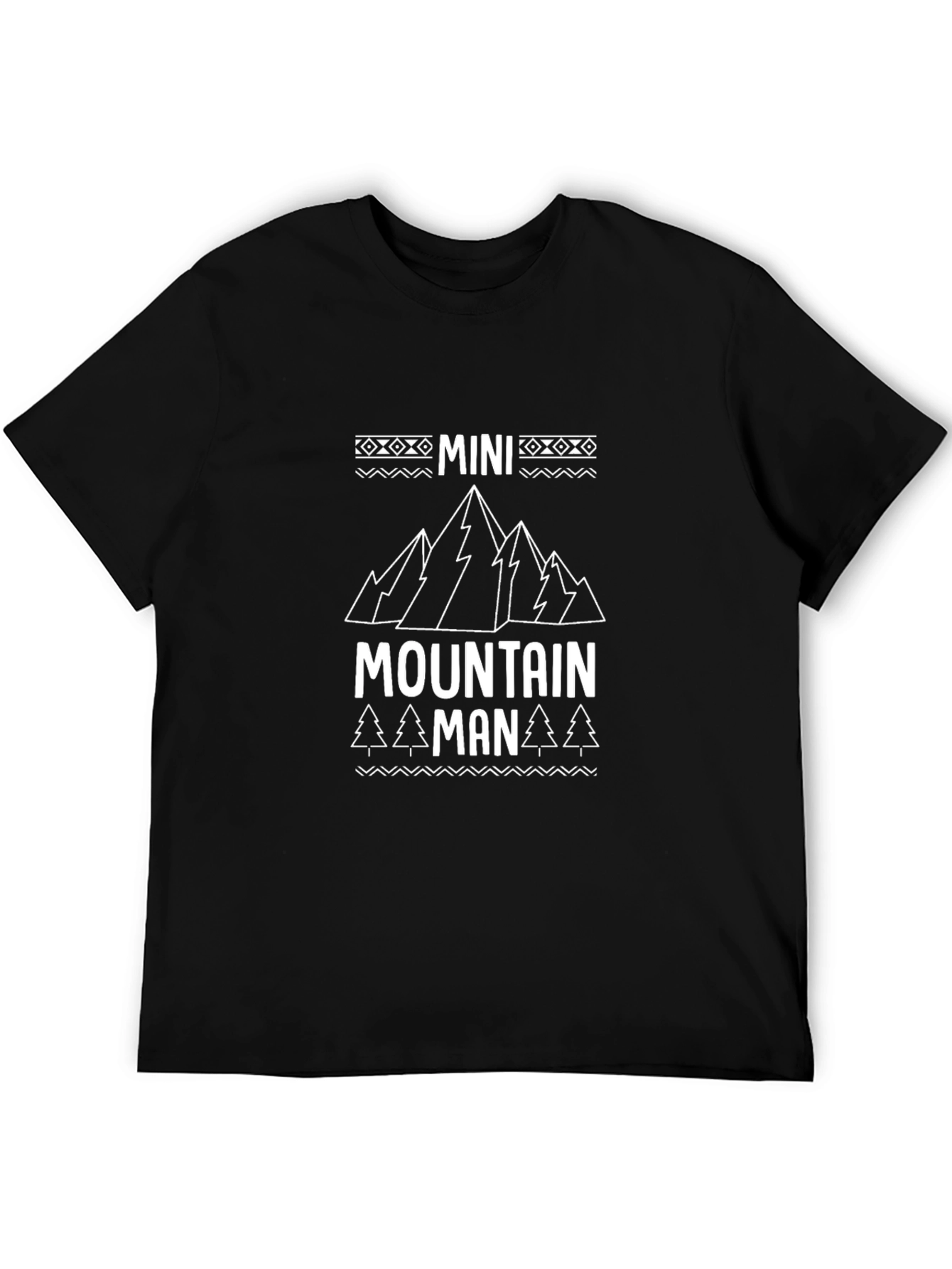 Mini Mountain Man Black T-Shirt