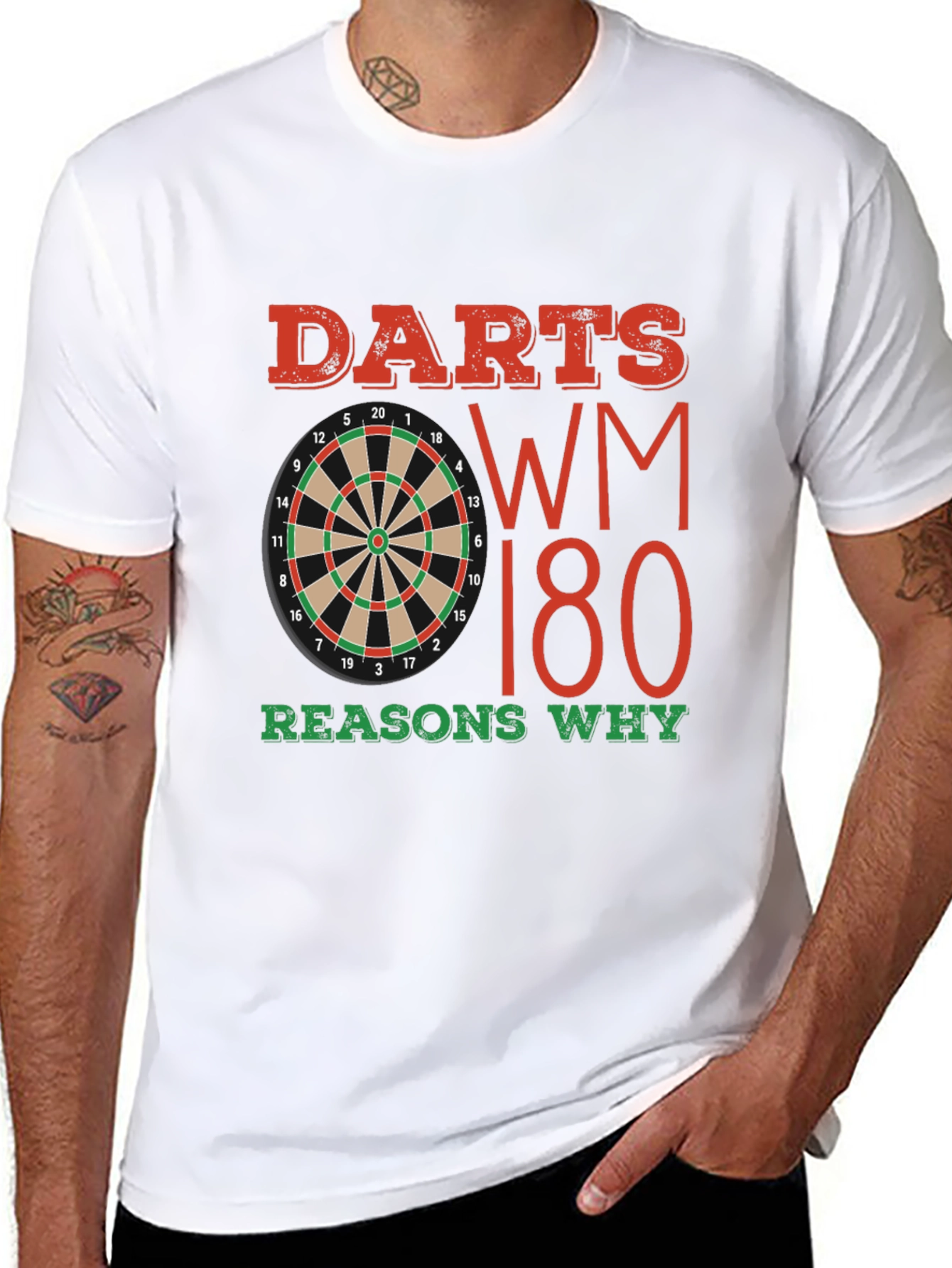 Darts WM 180 Reasons Why T-Shirt