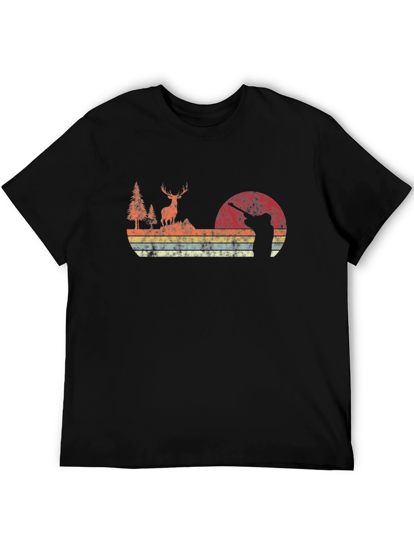 Retro Deer Hunter Graphic Tee