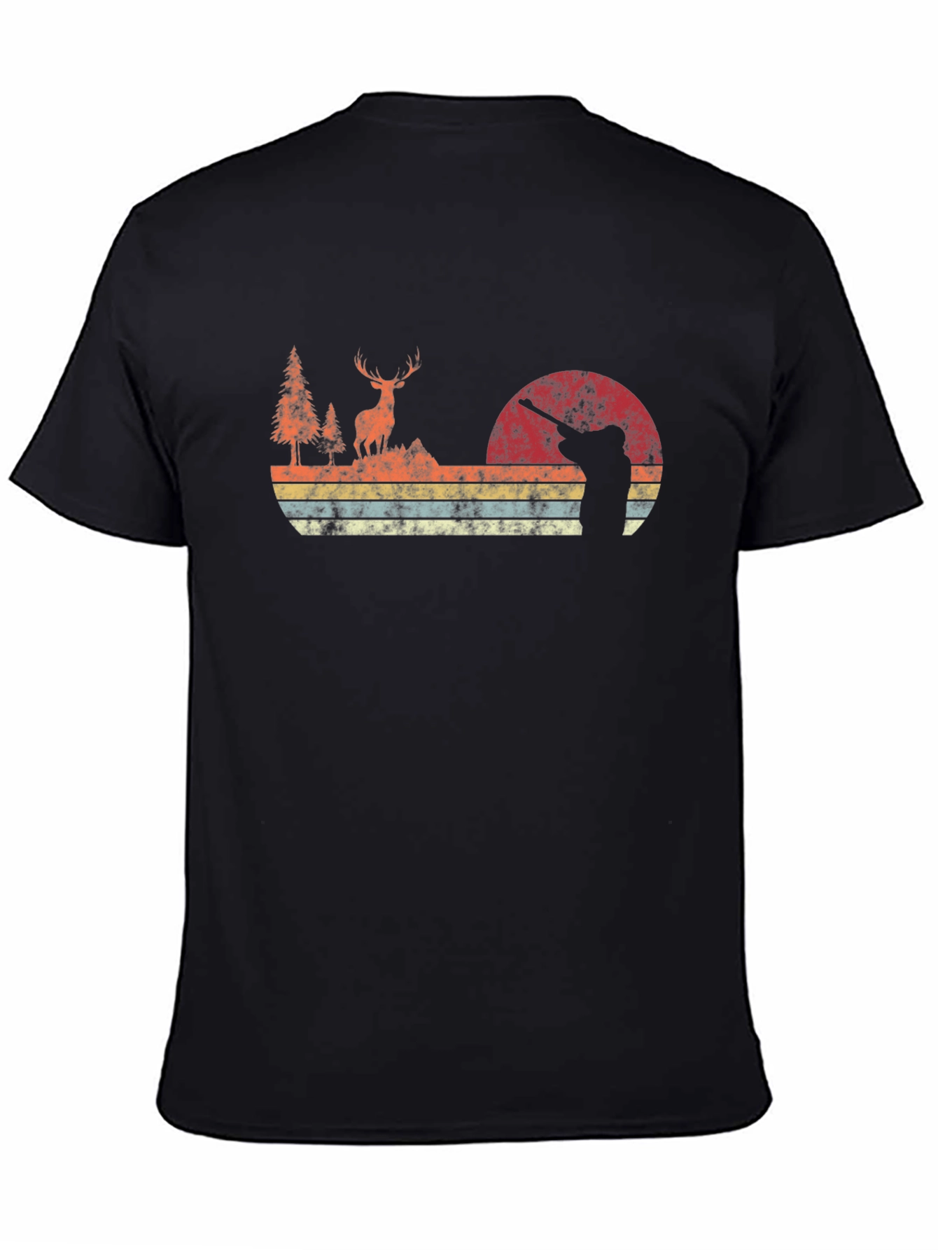 Retro Deer Hunter Graphic Tee