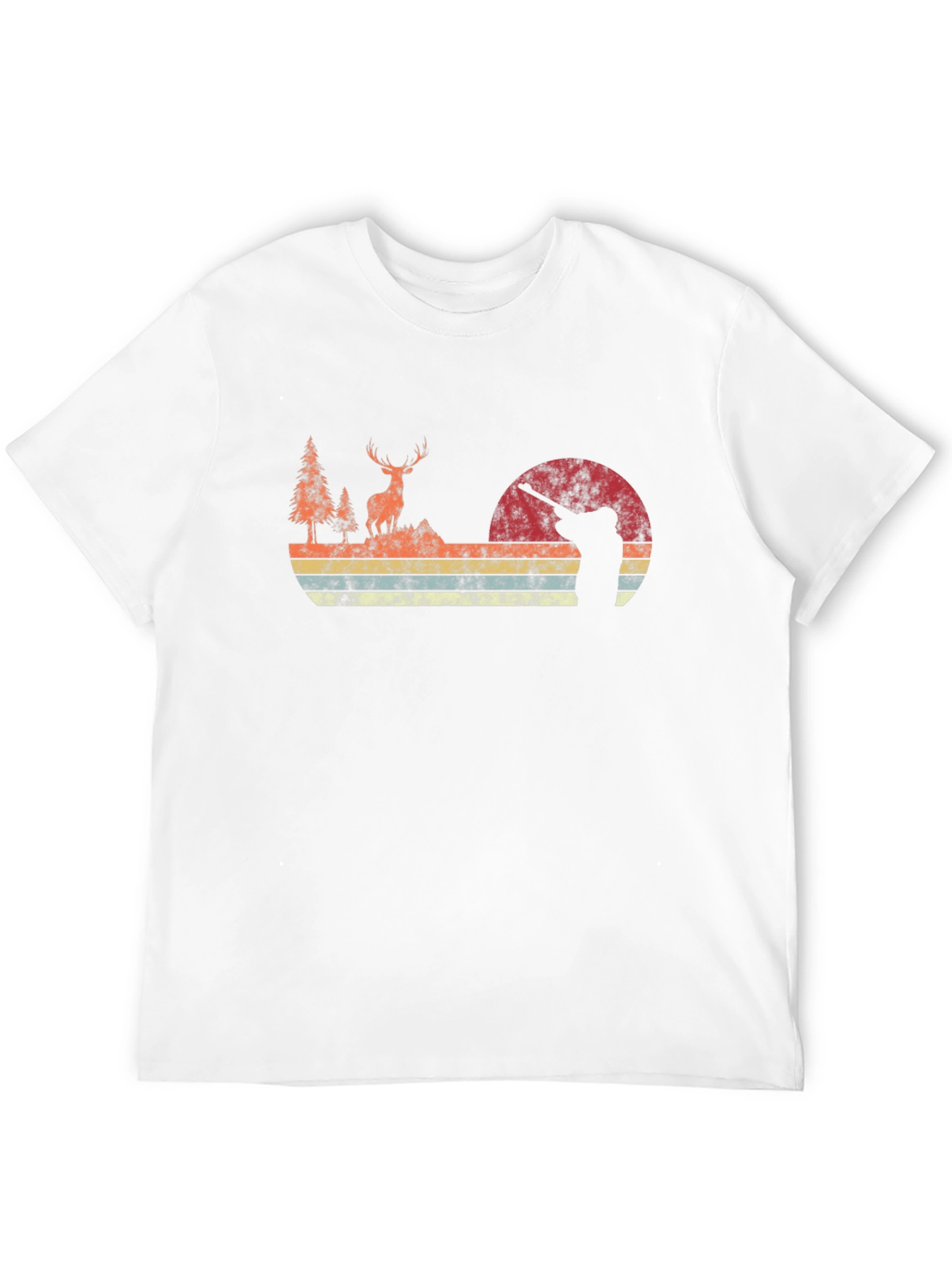 Retro Deer Hunter Graphic Tee