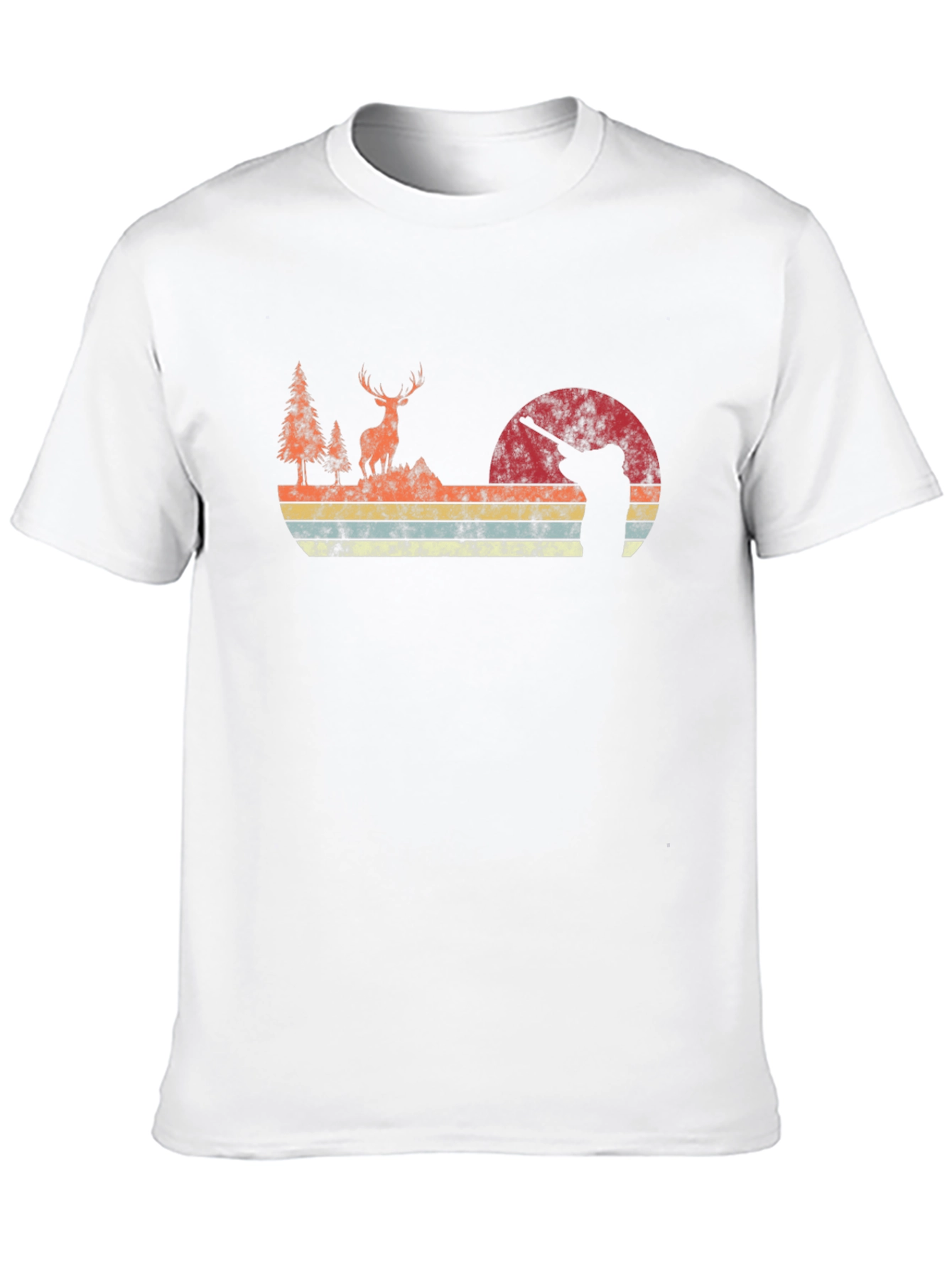 Retro Deer Hunter Graphic Tee