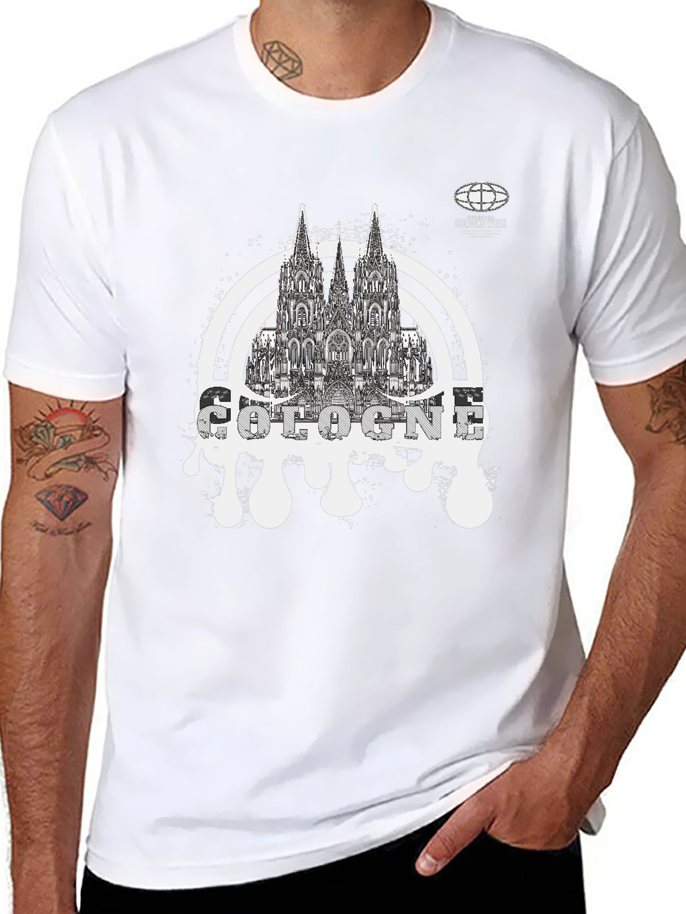 Cologne Germany Cathedral Graphic T-Shirt