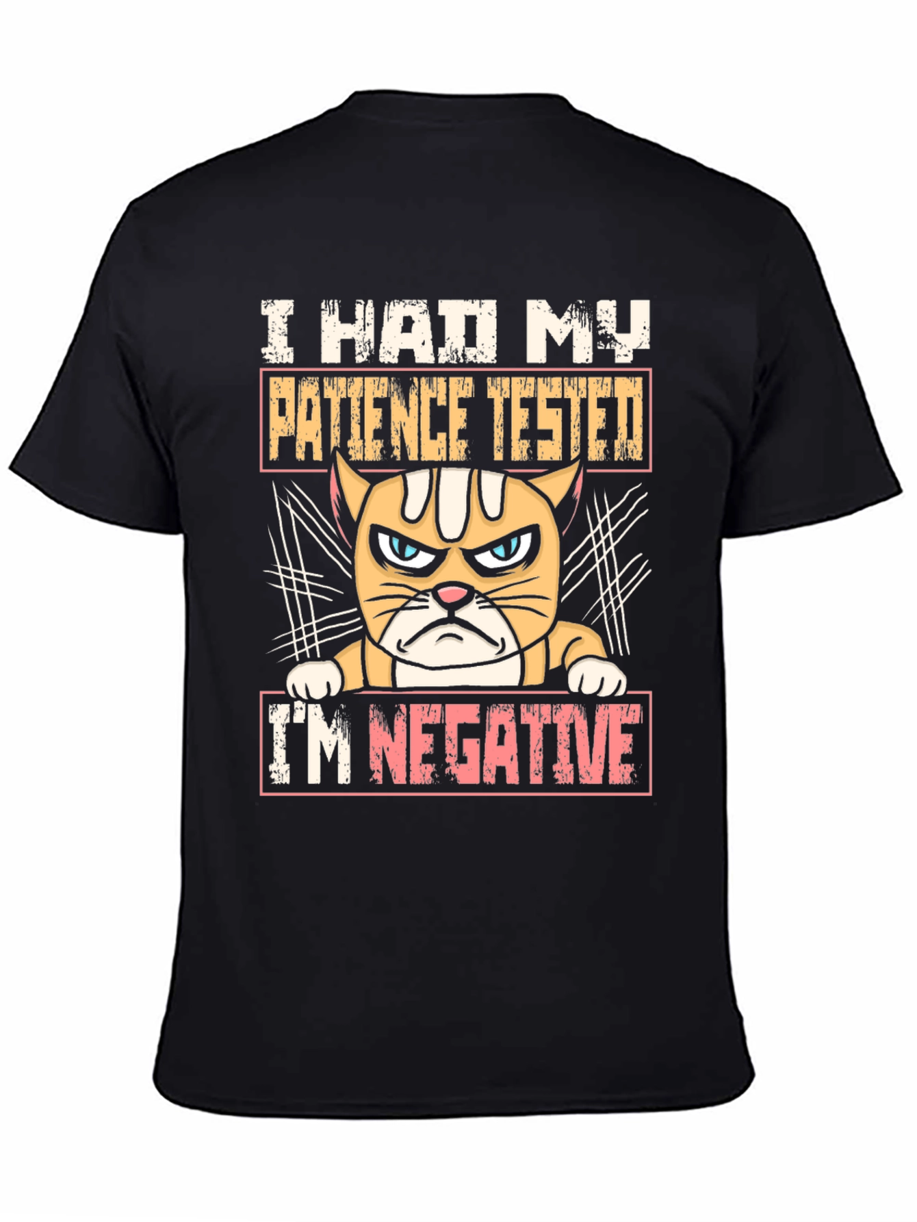 I Had My Patience Tested Funny Cat T-Shirt