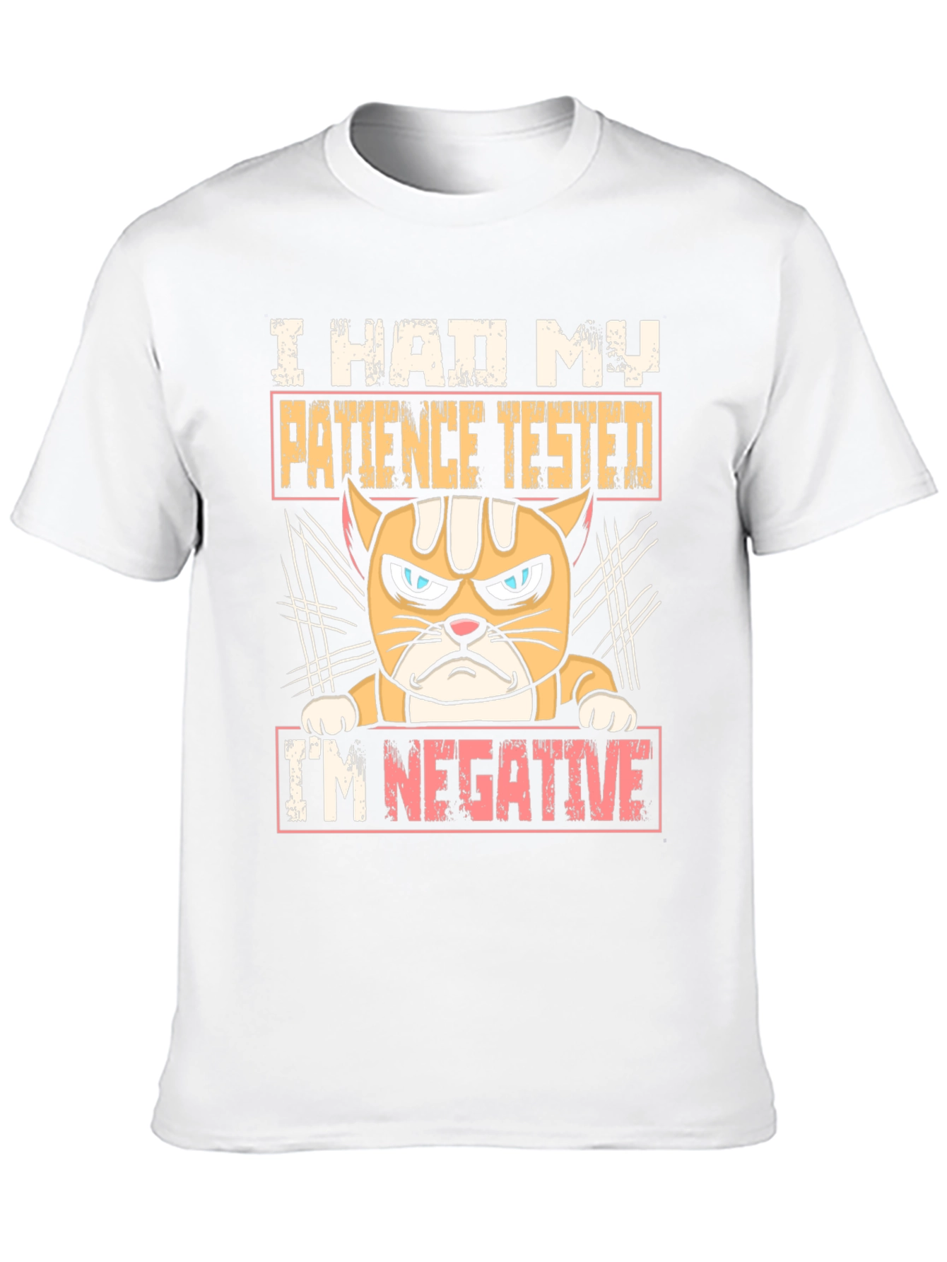 I Had My Patience Tested Funny Cat T-Shirt