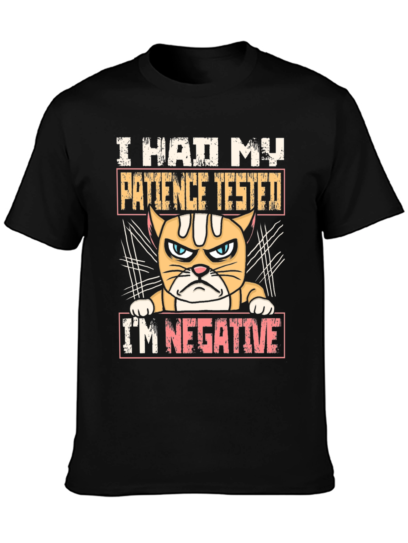 I Had My Patience Tested Funny Cat T-Shirt