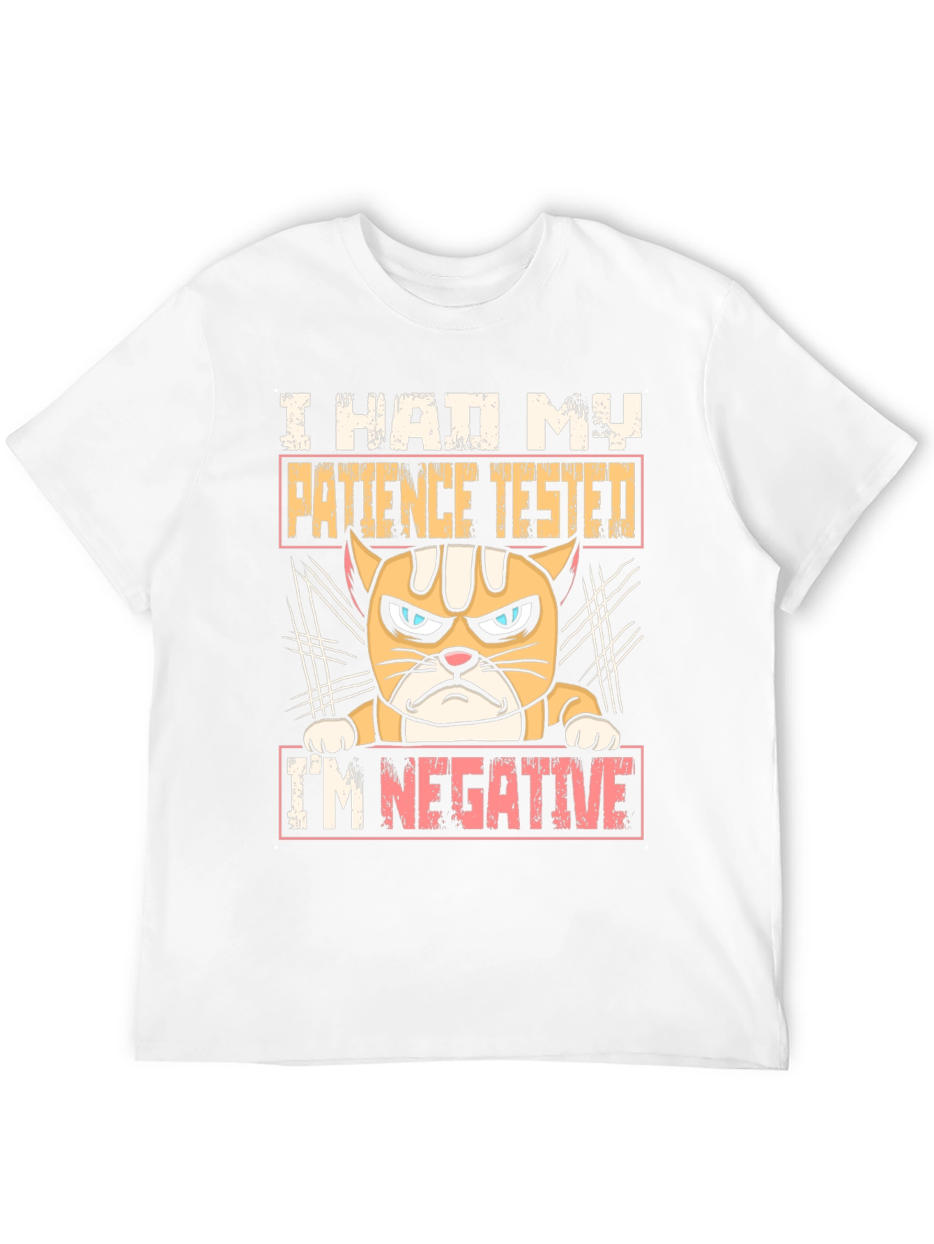 I Had My Patience Tested Funny Cat T-Shirt