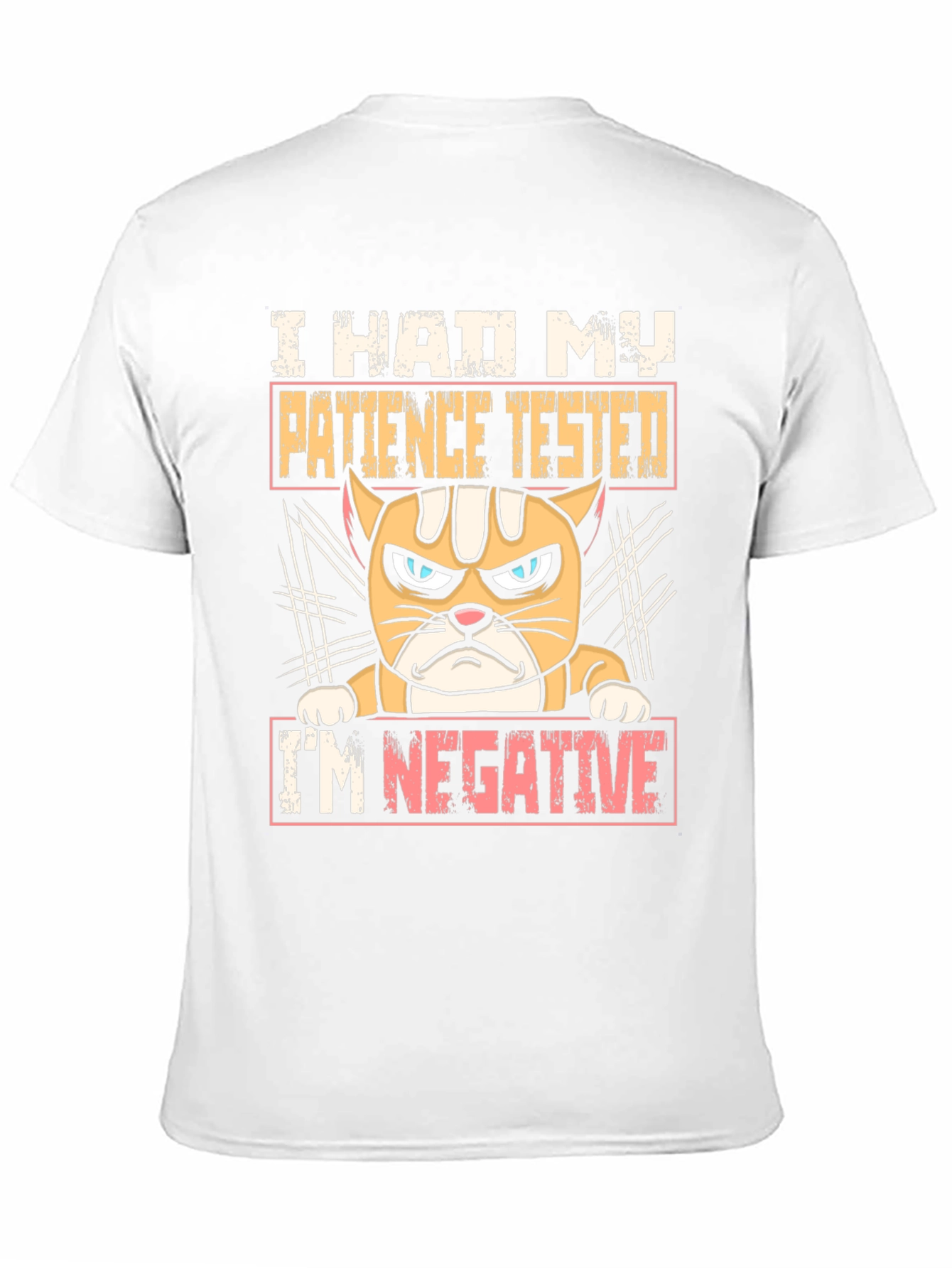 I Had My Patience Tested Funny Cat T-Shirt