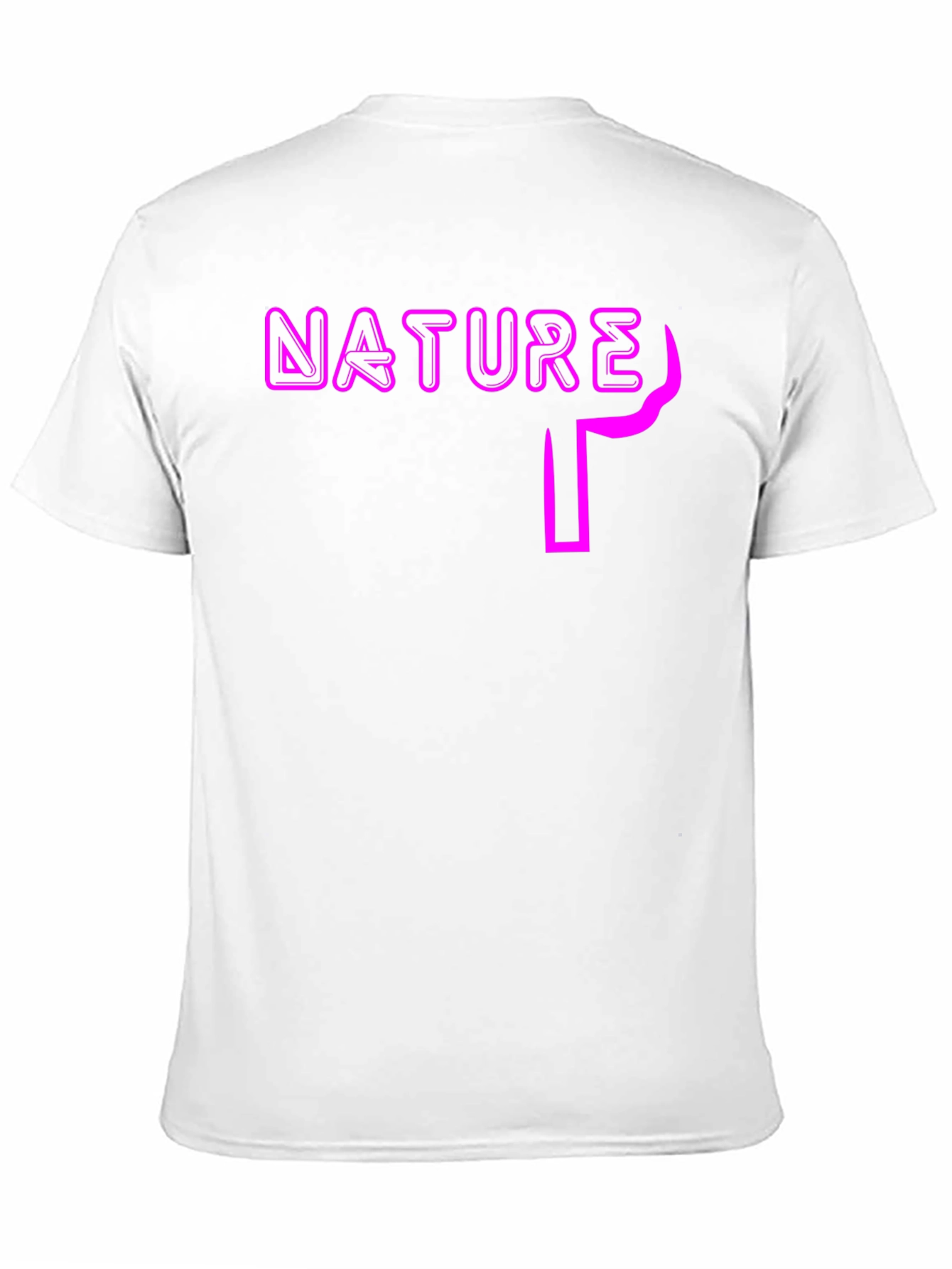 Nature Graphic Print Black T-Shirt