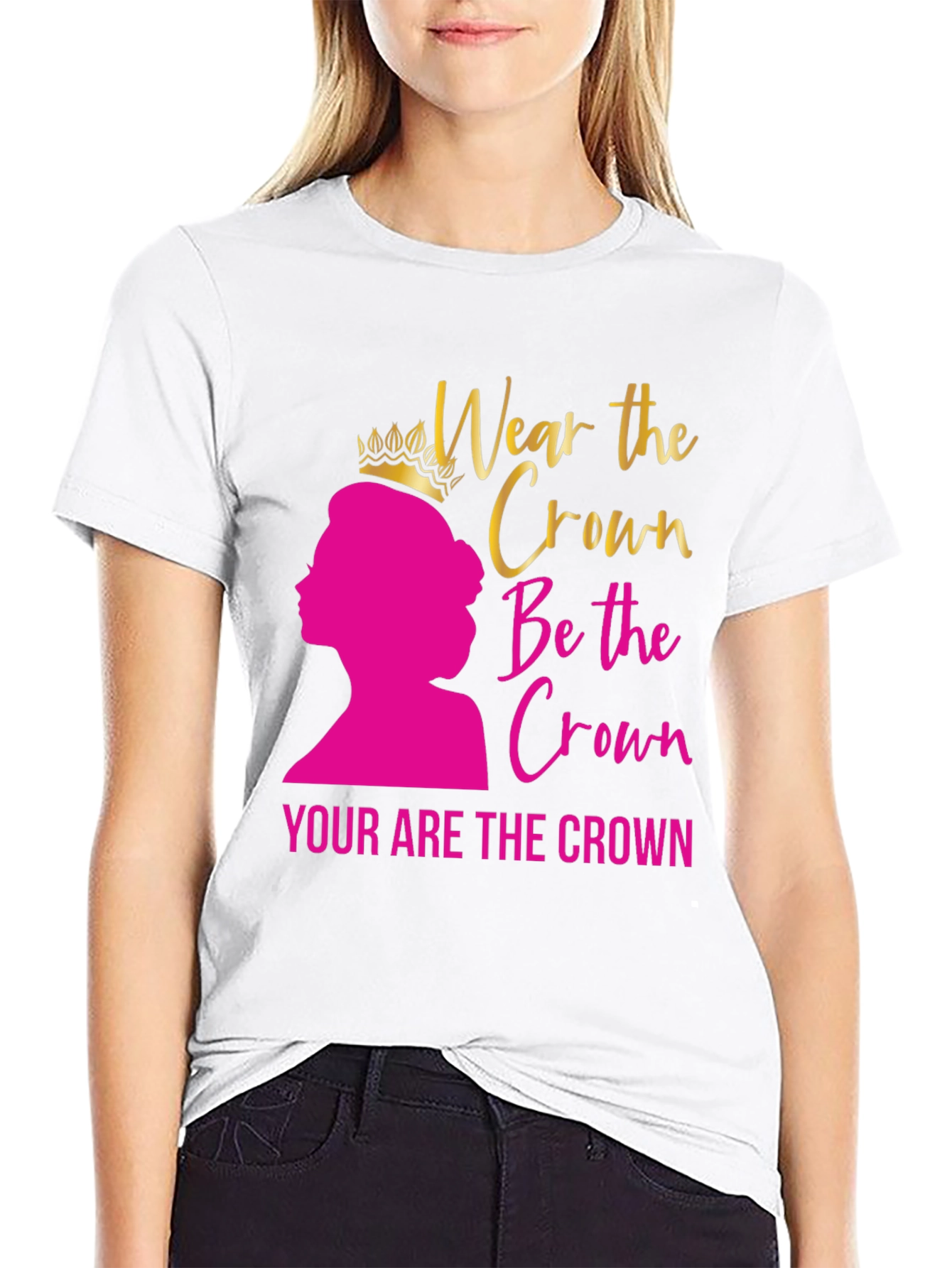 Wear the Crown Black Graphic Tee