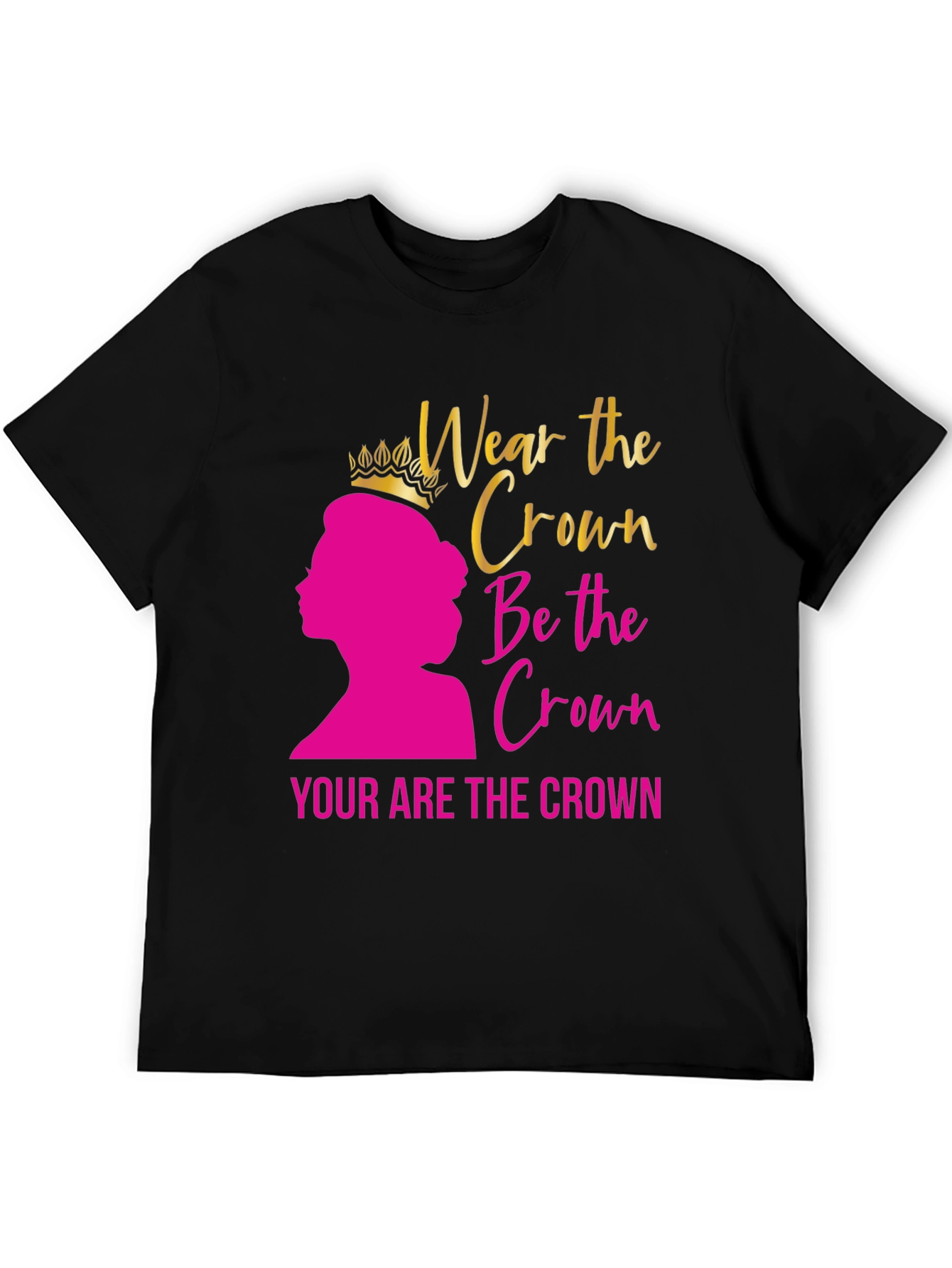 Wear the Crown Black Graphic Tee