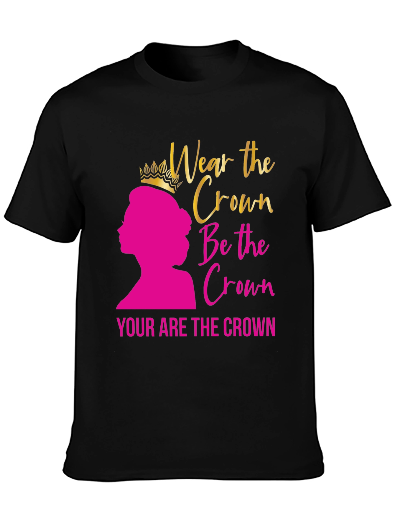Wear the Crown Black Graphic Tee