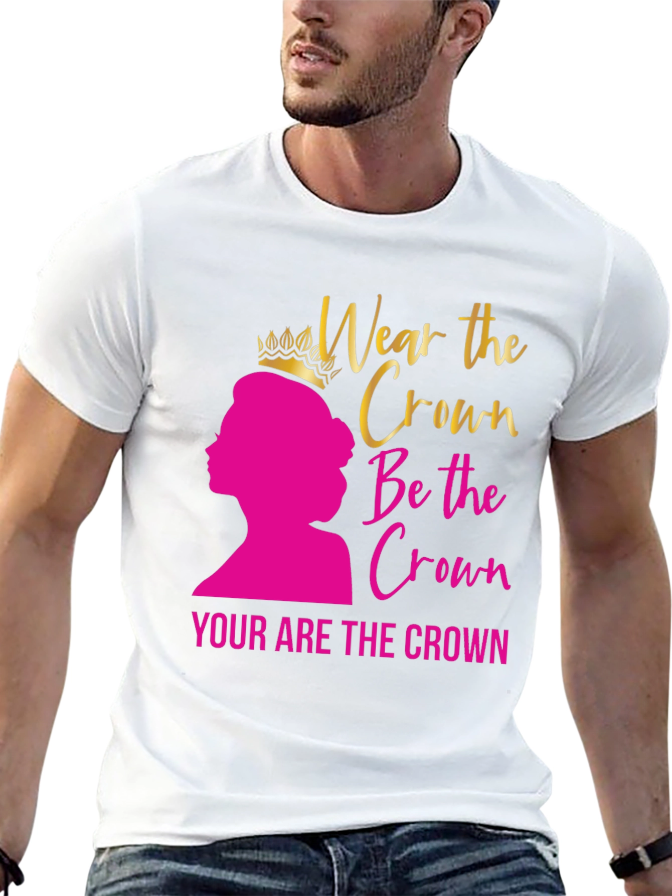 Wear the Crown Black Graphic Tee