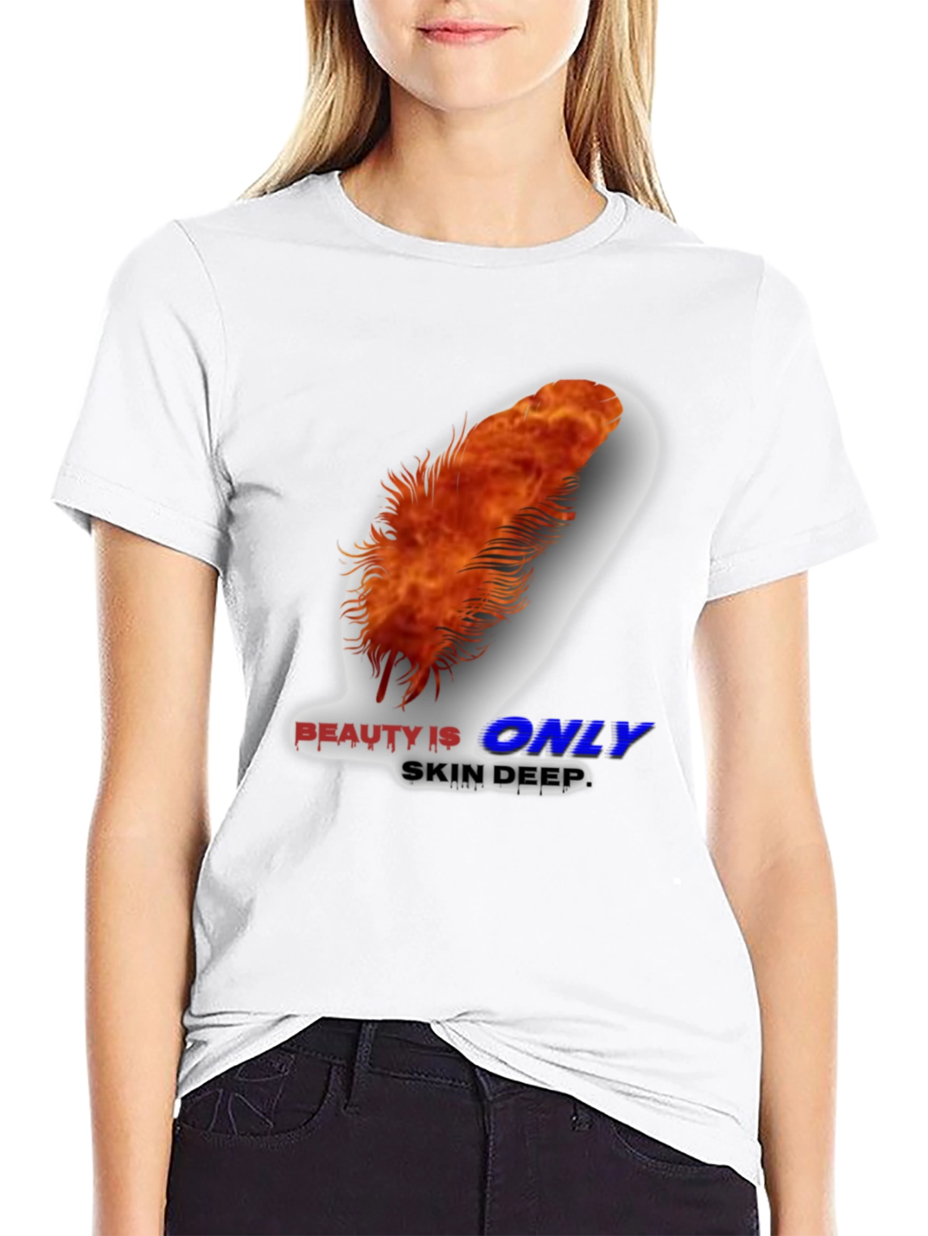 Beauty is Only Skin Deep Graphic T-Shirt