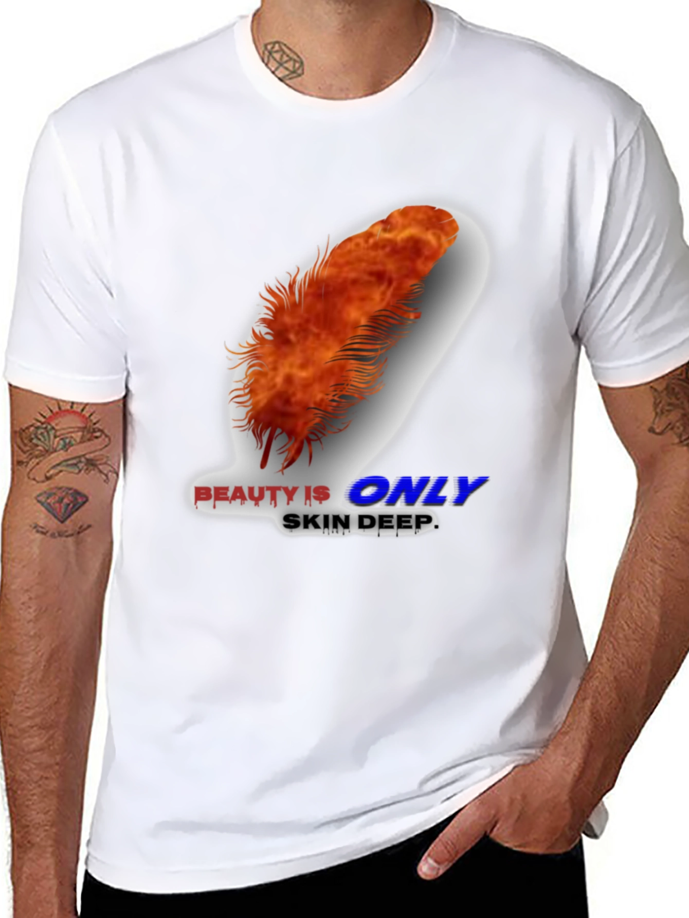 Beauty is Only Skin Deep Graphic T-Shirt