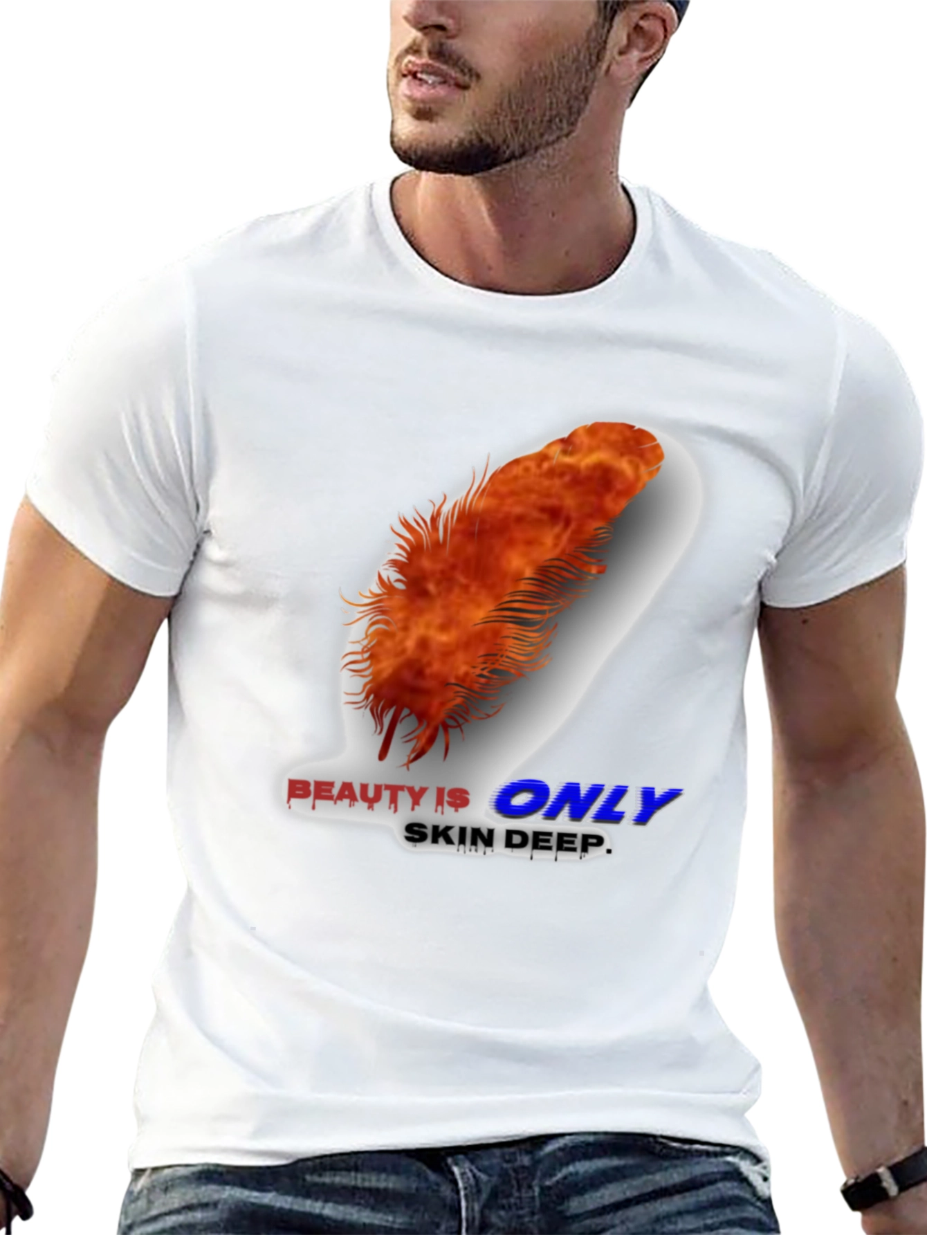 Beauty is Only Skin Deep Graphic T-Shirt
